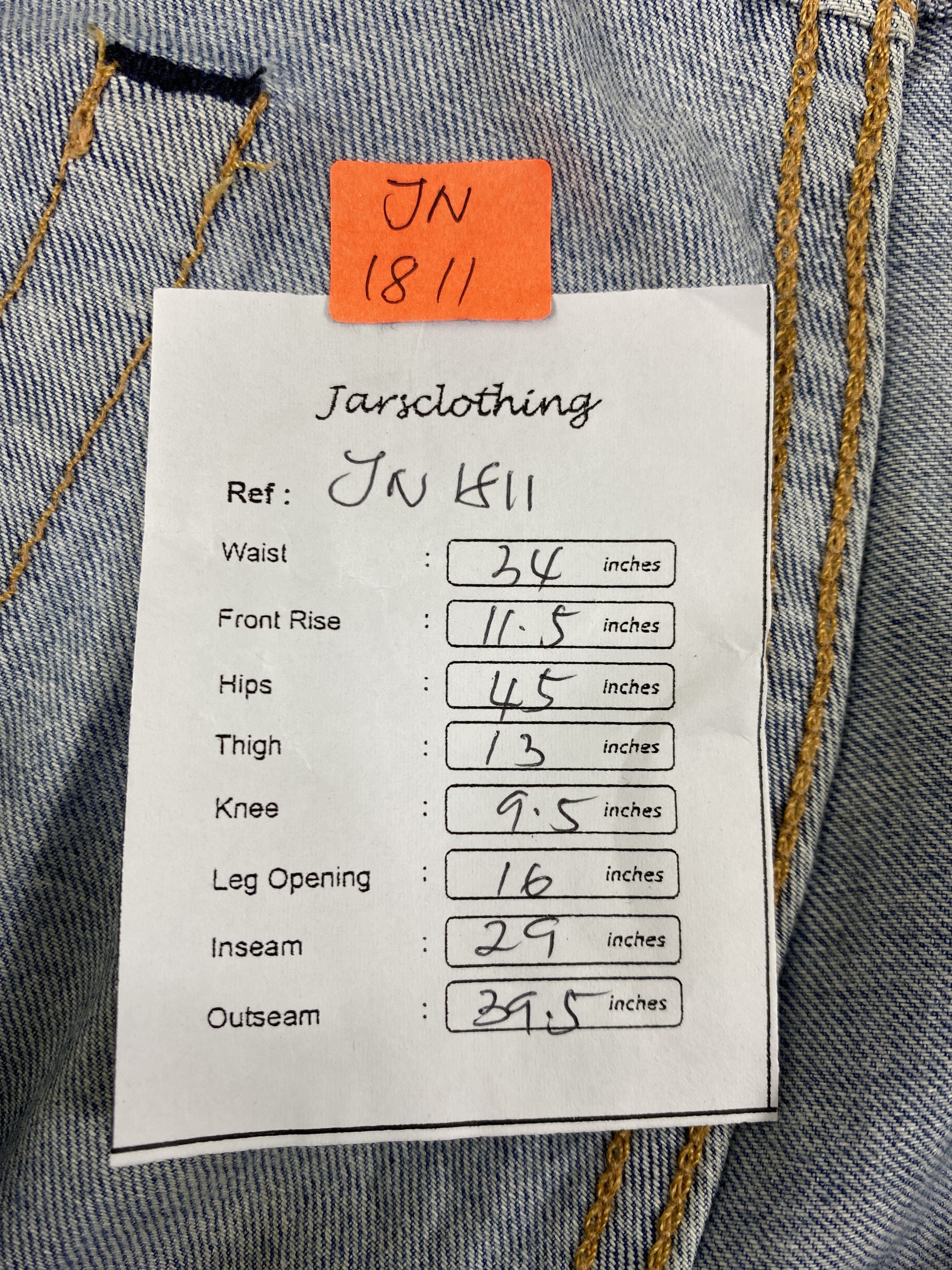 Levi's Light Blue Wash Levi's 505 Jeans 34x29 Denim -JN1811 Size US 34 / EU 50 - 8 Thumbnail