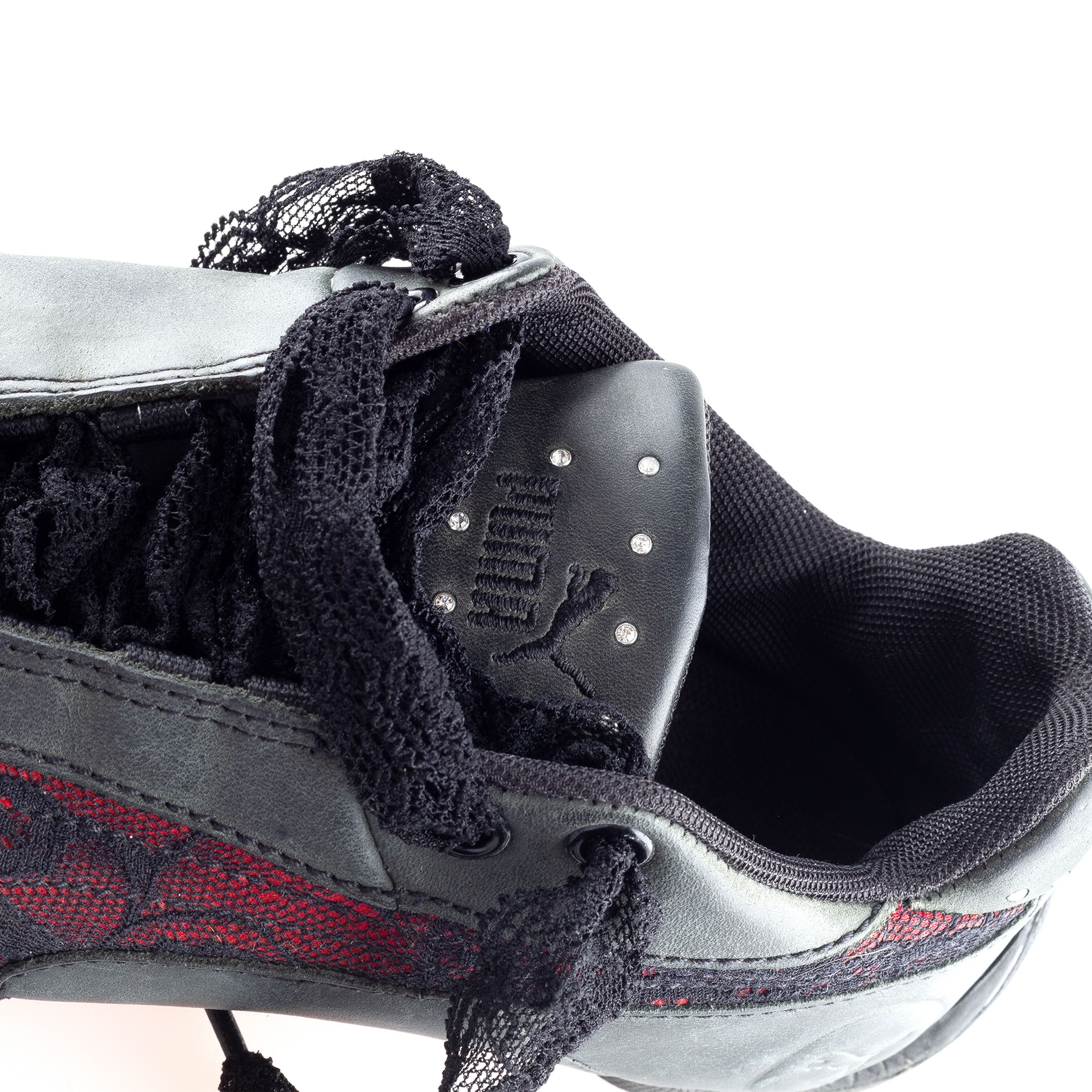Puma × Vintage Vintage Puma Lace Gray/Red Sneakers (37 EU) Size US 6 / IT 36 - 10 Thumbnail