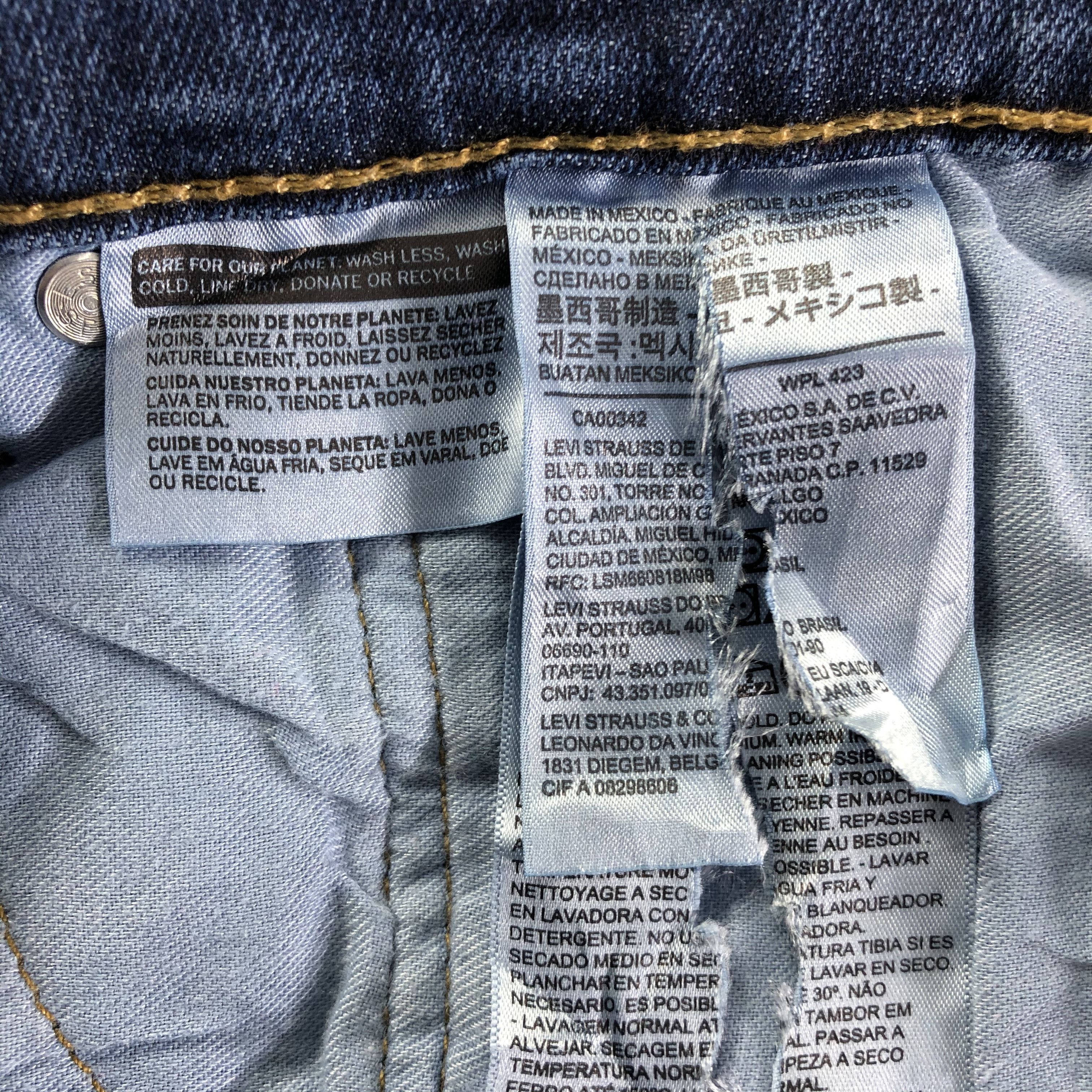 Levi's Vintage Blue Wash Levis 559 Jeans-J4224 Size US 44 / EU 60 - 11 Thumbnail