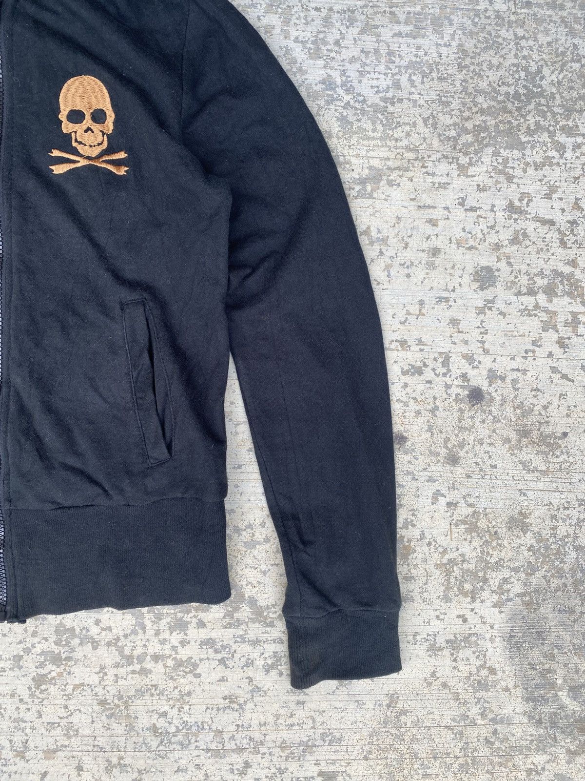 Japanese Brand M.K.R embroidery skull zipper hoodie Size S / US 4 / IT 40 - 4 Thumbnail