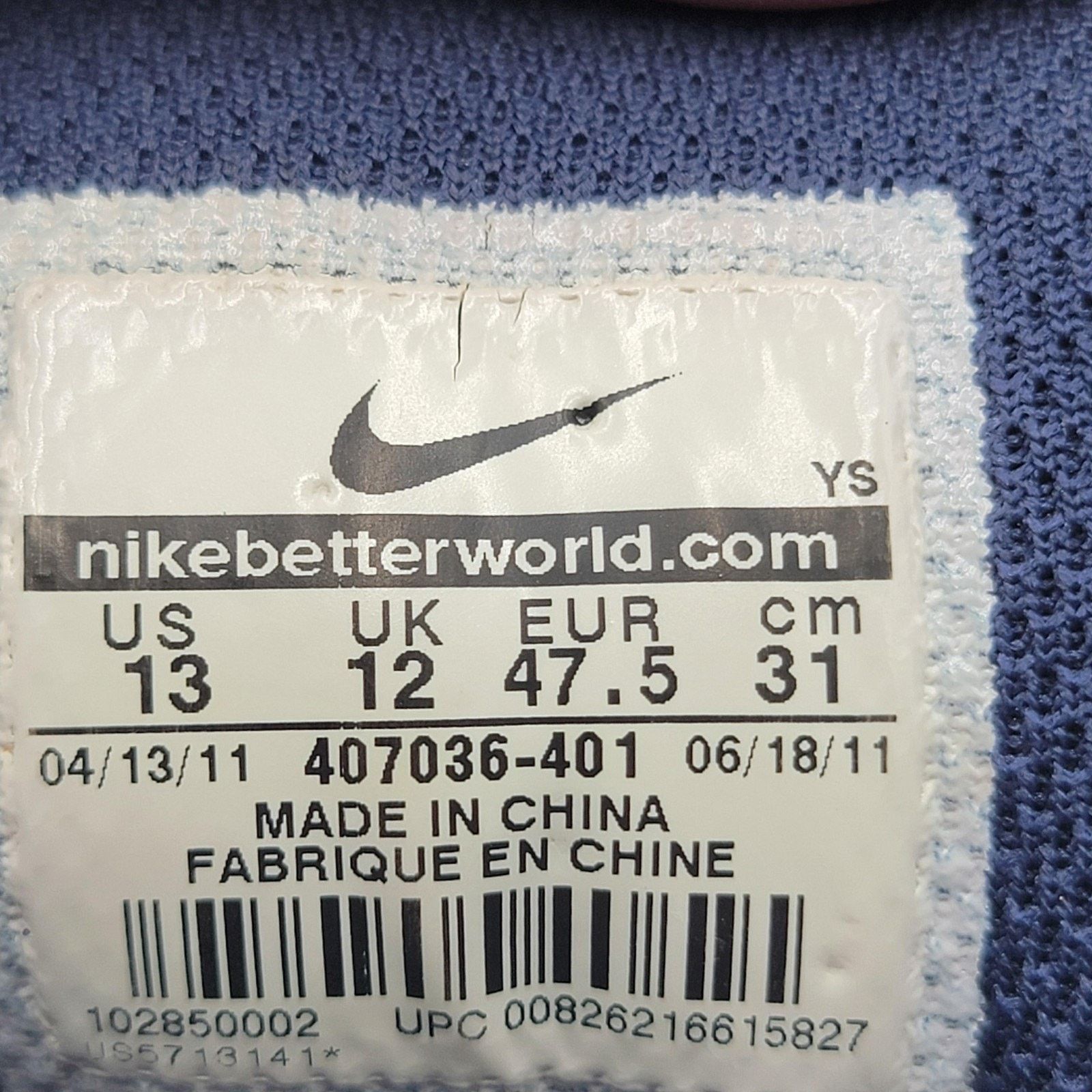 Nike Nike Air Prestige 3 High SI 'Midnight Navy' Mens Sz 13 Size US 13 / EU 46 - 8 Thumbnail