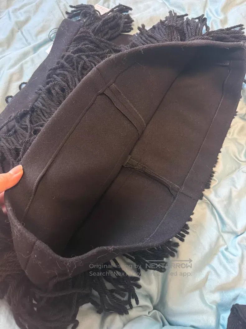Valentino Valentino Woolen fringed skirt short skirt Size S / US 4 / IT 40 - 8 Thumbnail