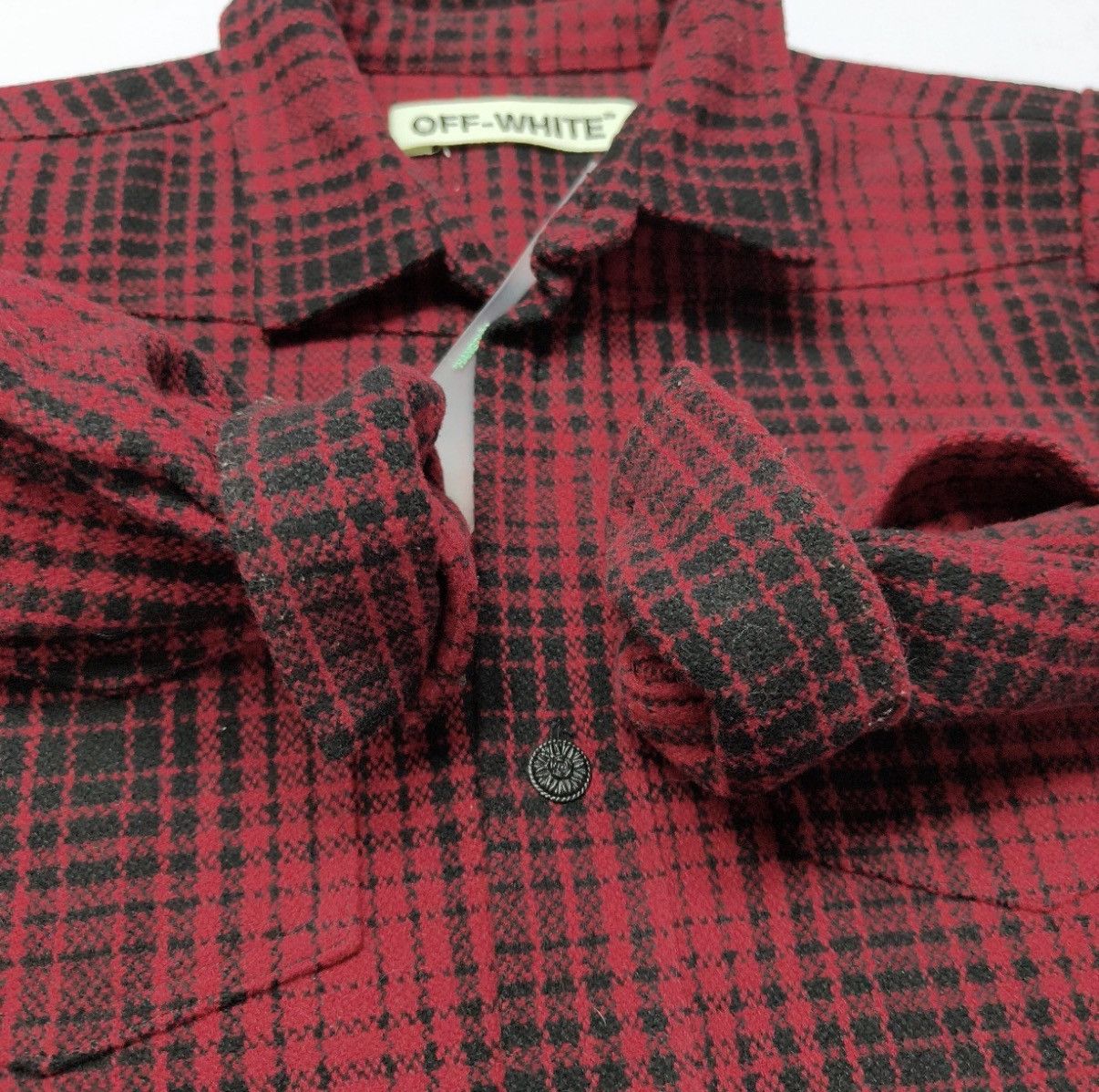 Off-White Off-White tartan check flannel shirt Size US XS / EU 42 / 0 - 7 Thumbnail