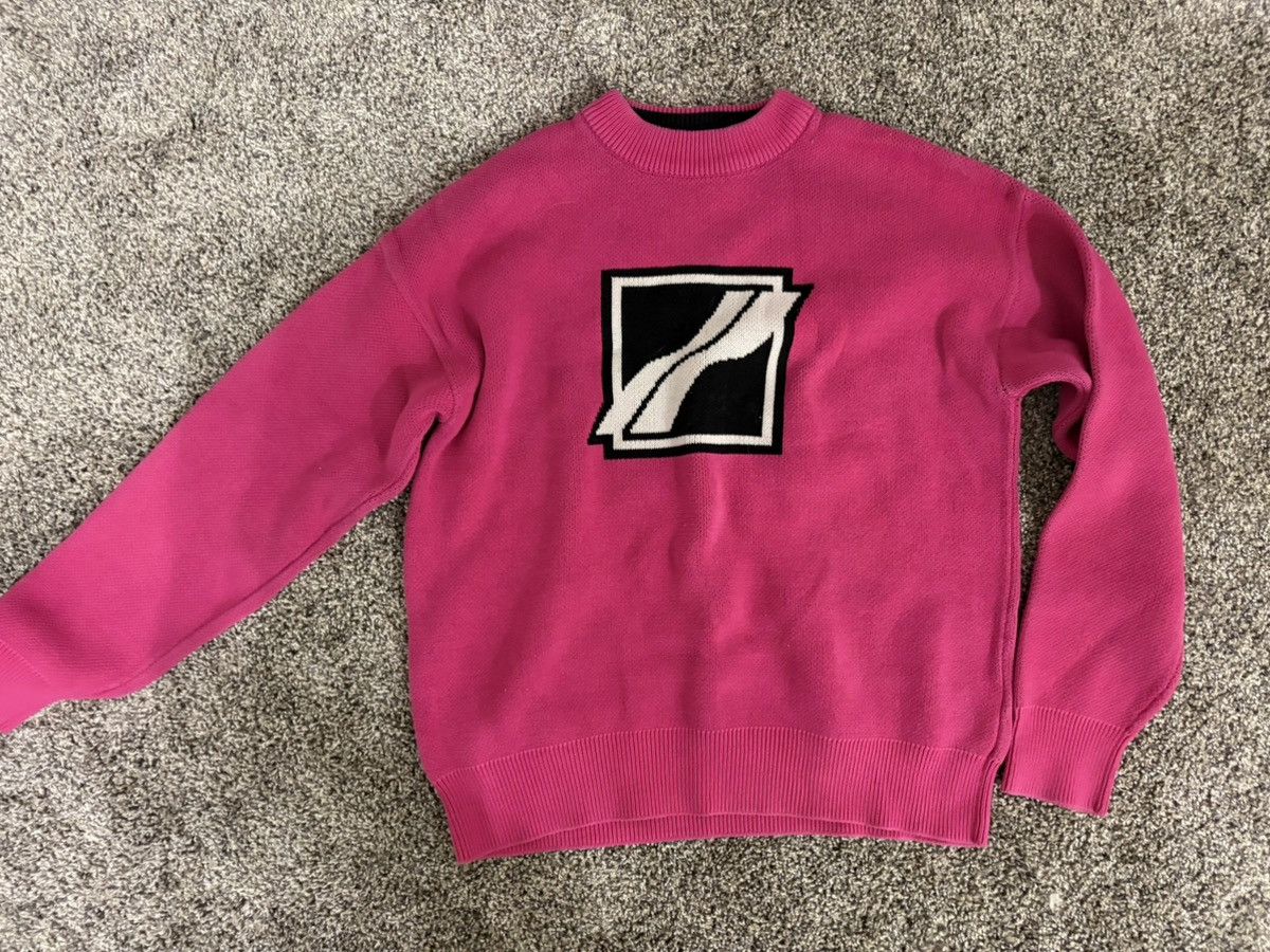 WE11DONE We11done Pink Knit Sweater Size S / US 4 / IT 40 - 1 Thumbnail