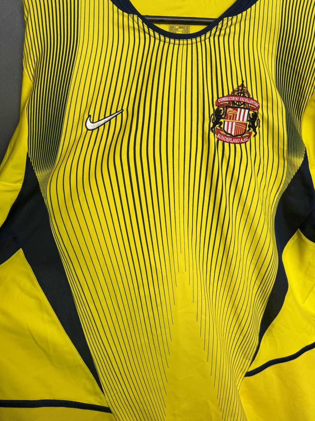 Nike Sunderland 02/03 Goalkeeper Football Long Sleeve Jersey Size US L / EU 52-54 / 3 - 3 Thumbnail