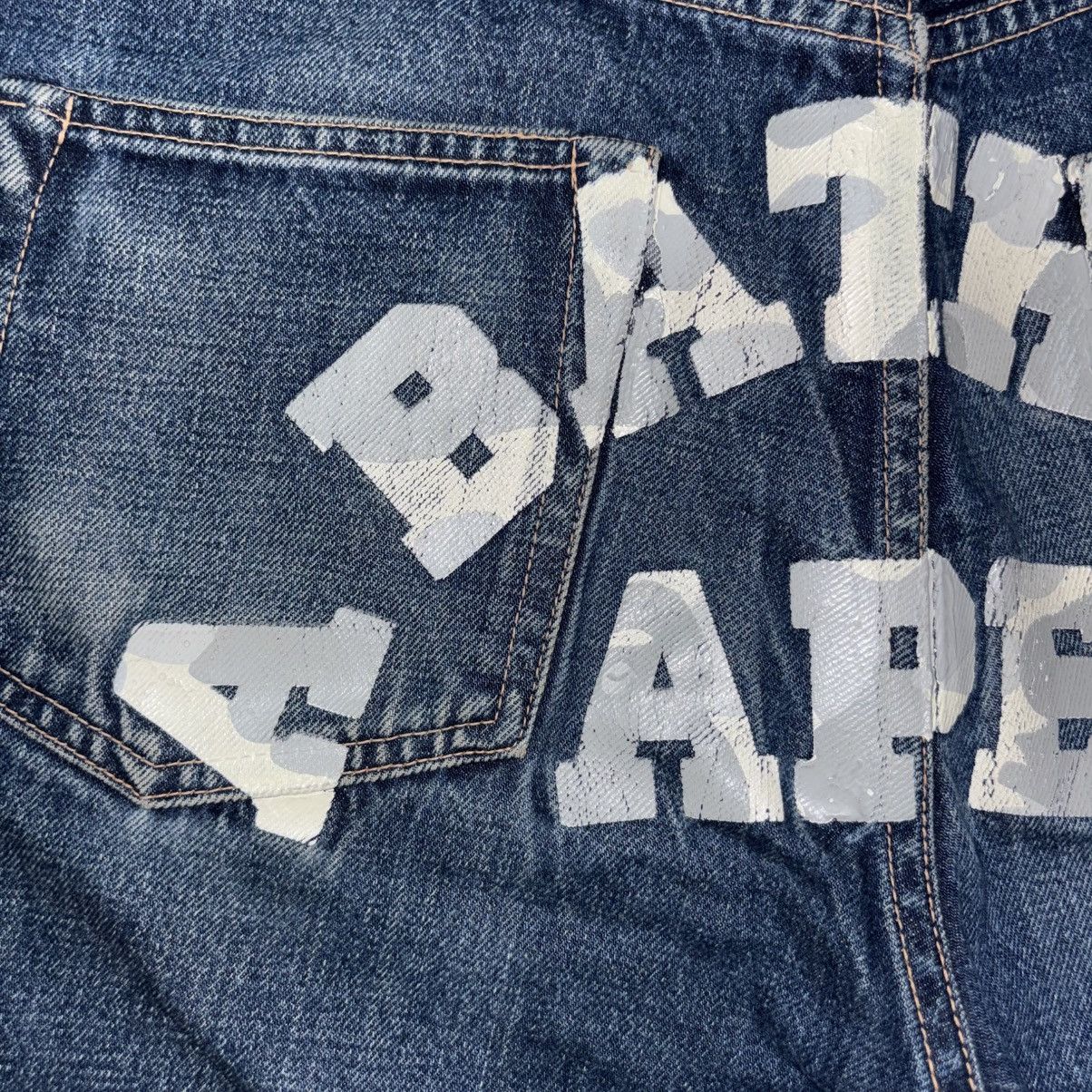 Bape Bape Denim Shorts Size US 32 / EU 48 - 22 Thumbnail