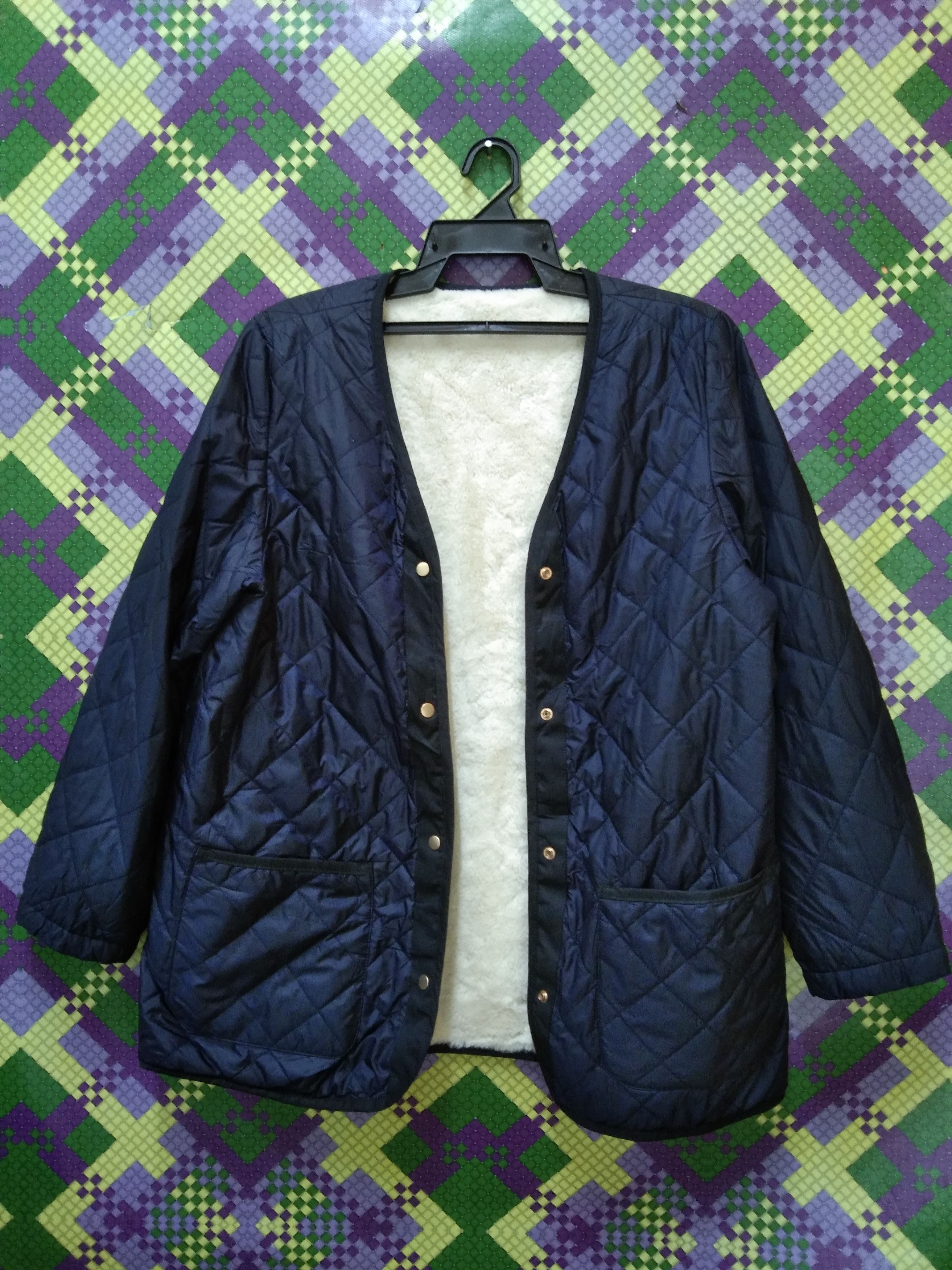 Japanese Brand JAPANESE BRAND CARDIGAN QUILTED JACKET Size L / US 10 / IT 46 - 2 Thumbnail