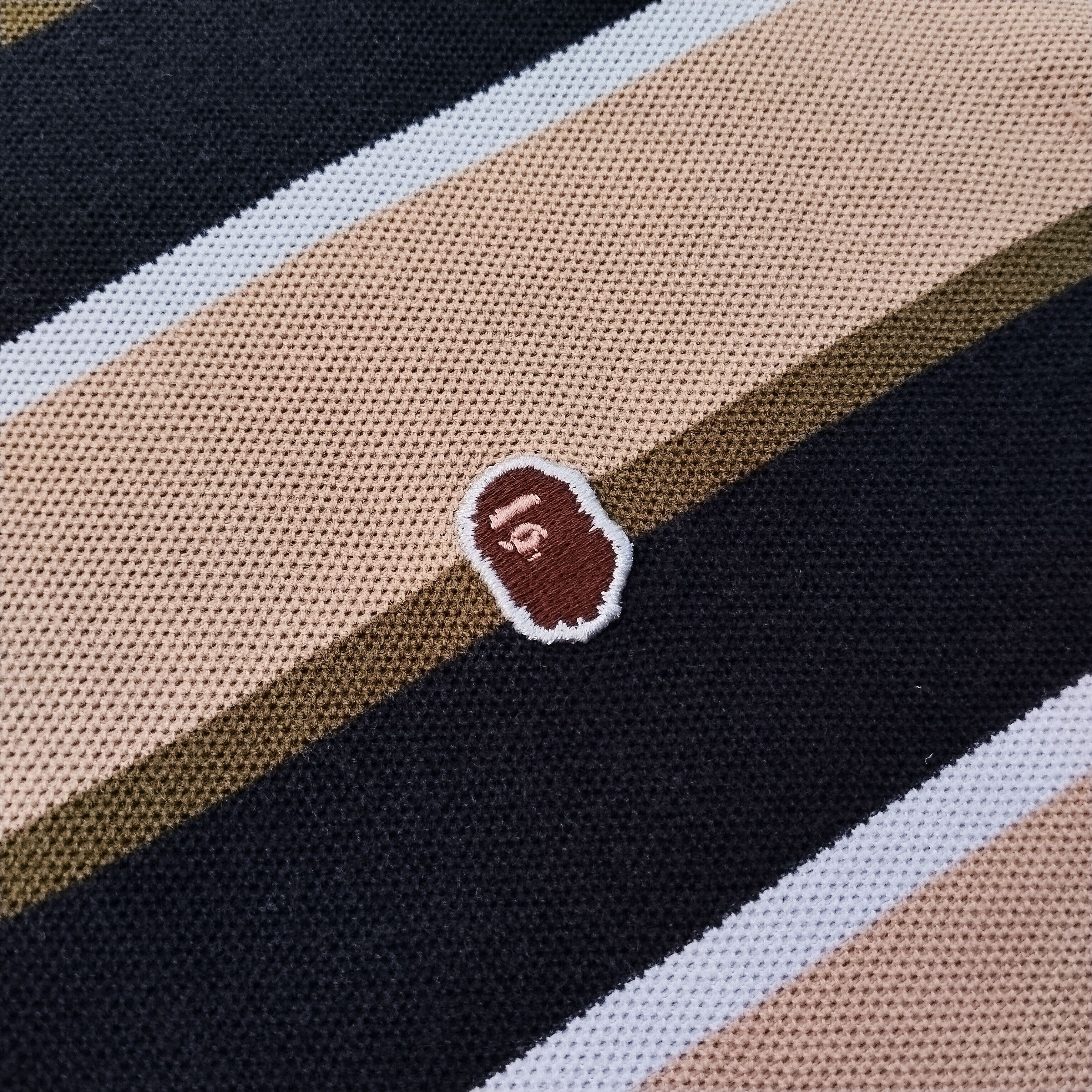 2007 Bape Stripe Polo