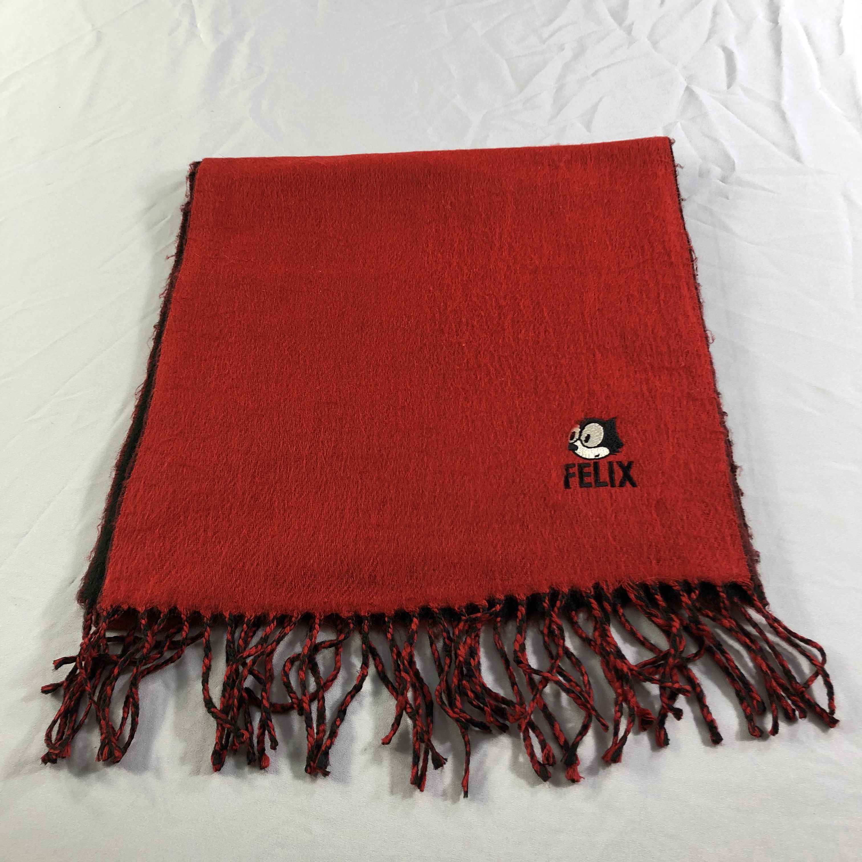 Anime Felix the Cat Plain Scarf Muffler Neckwear V2410 Size ONE SIZE - 2 Thumbnail