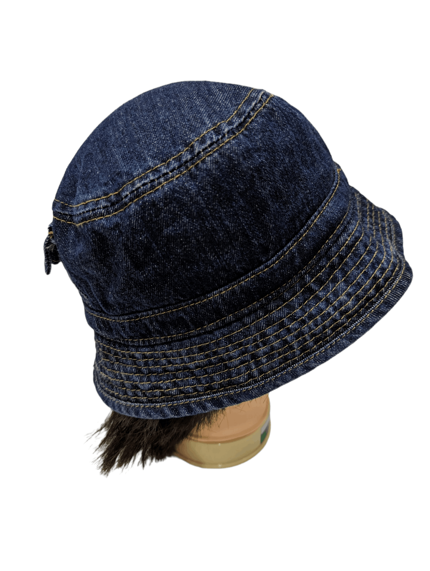 Japanese Brand OXYGEN BUCKET HAT CAP DENIM DESIGN Size ONE SIZE - 7 Thumbnail