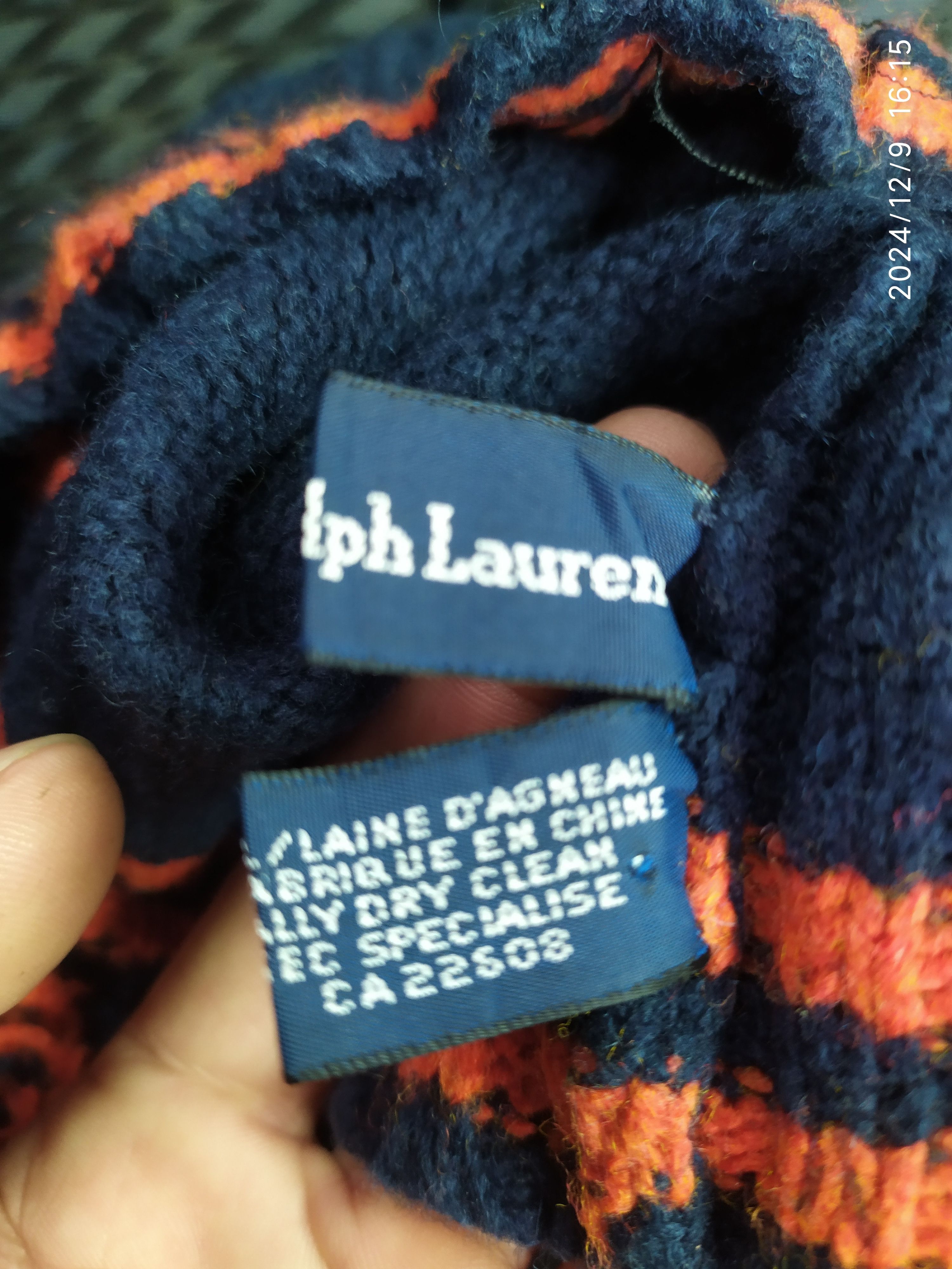 Polo Ralph Lauren × Vintage Vintage Polo Ralph Lauren Wool Beanie / Snow Hat / Snow Cap Size ONE SIZE - 2 Thumbnail