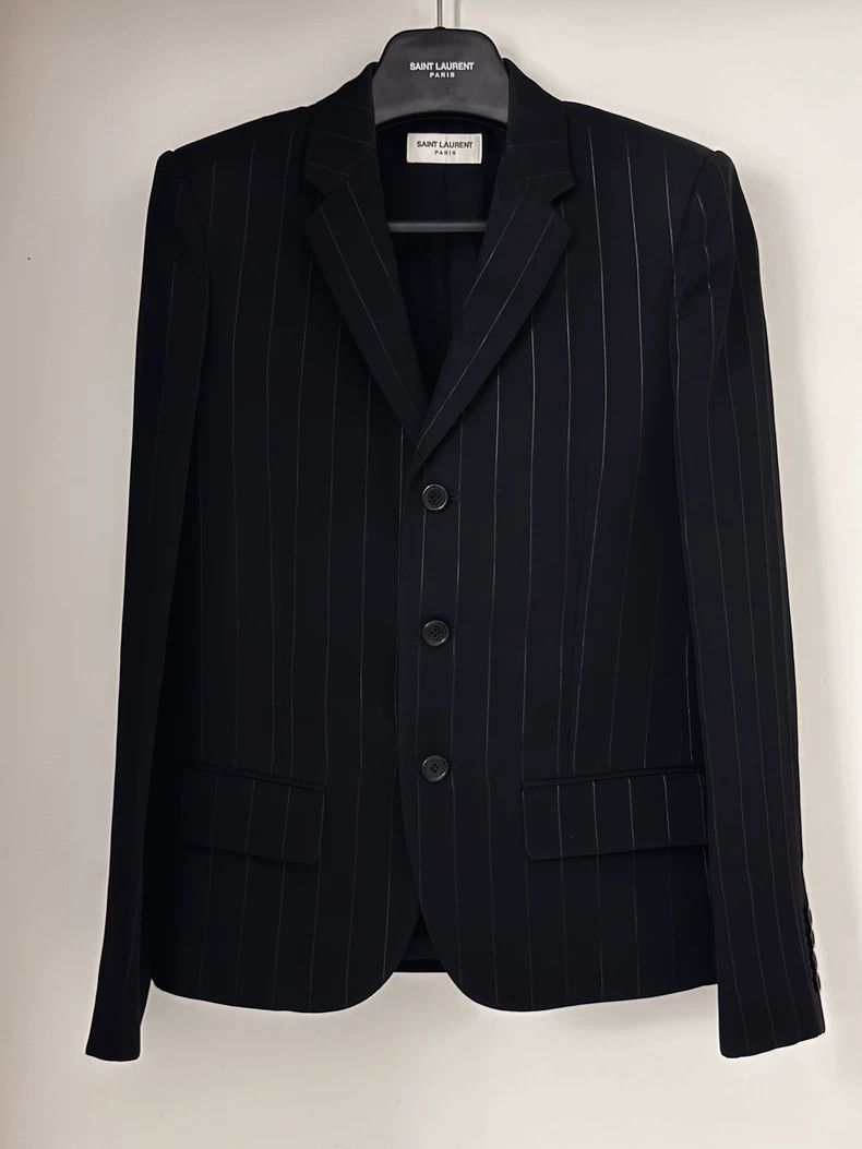 Saint Laurent Paris Saint Laurent Paris Three-button lapel blazer Nextarrow-250 Size 44R - 1 Thumbnail