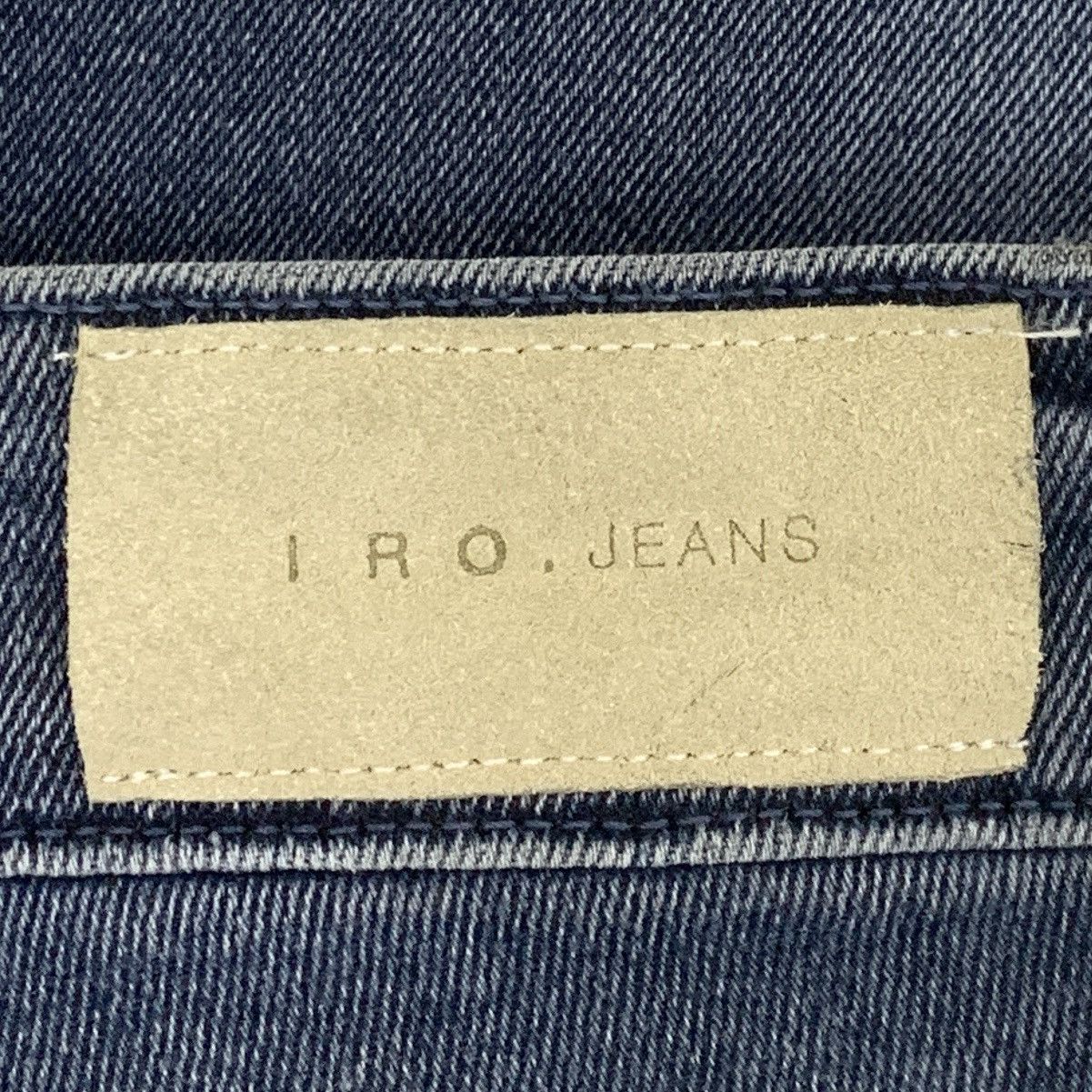 Iro IRO Dark Blue Cotton Fringed Casual Denim Pants K26WX Size 27" / US 4 / IT 40 - 6 Thumbnail