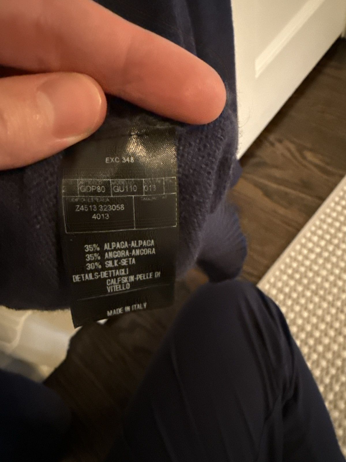 Gucci Gucci silk/alpaca sweater with suede details. Size US S / EU 44-46 / 1 - 6 Thumbnail