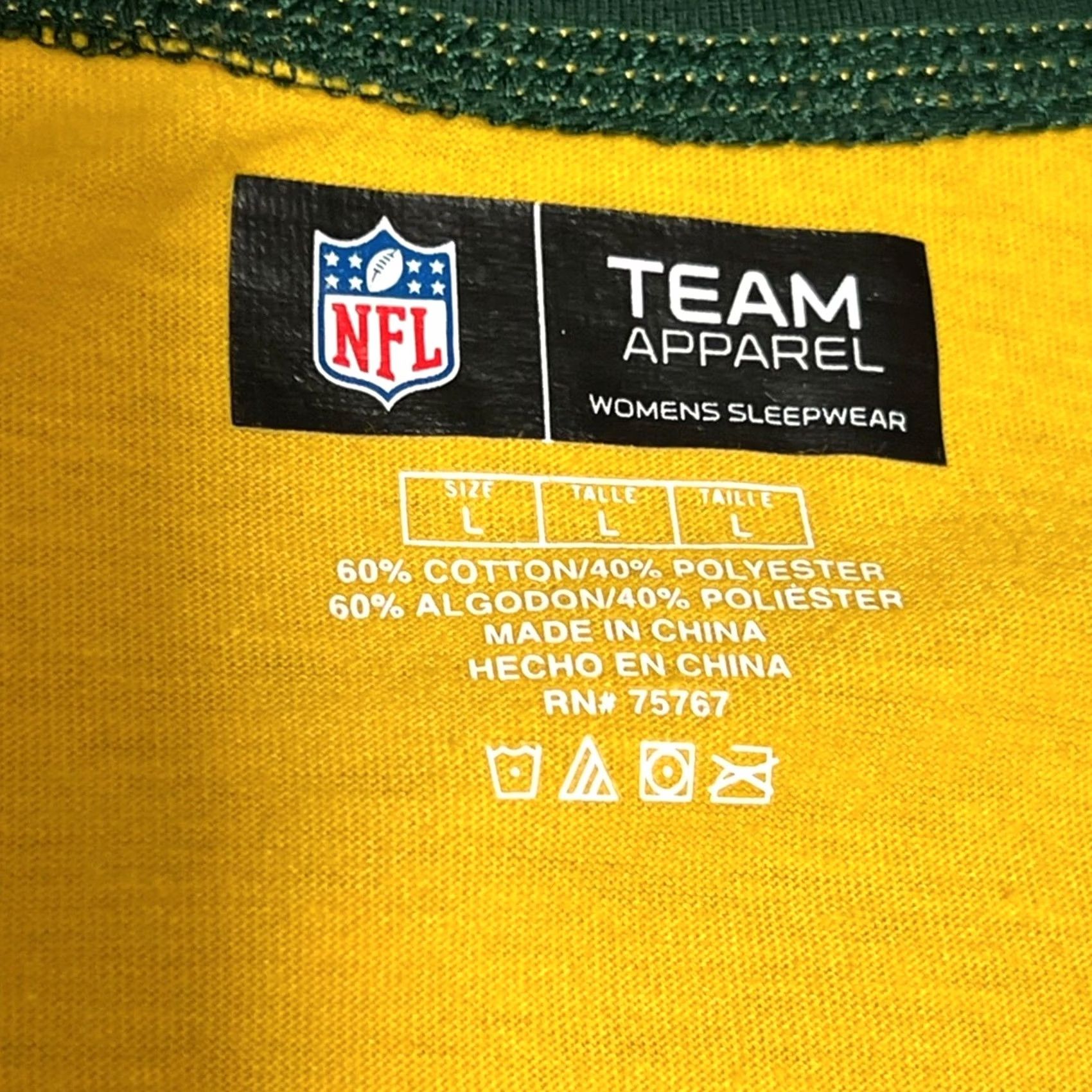 NFL NFL Shirt Womens L Green Team Apparel Women Bay Packers Size Size L / US 10 / IT 46 - 3 Thumbnail