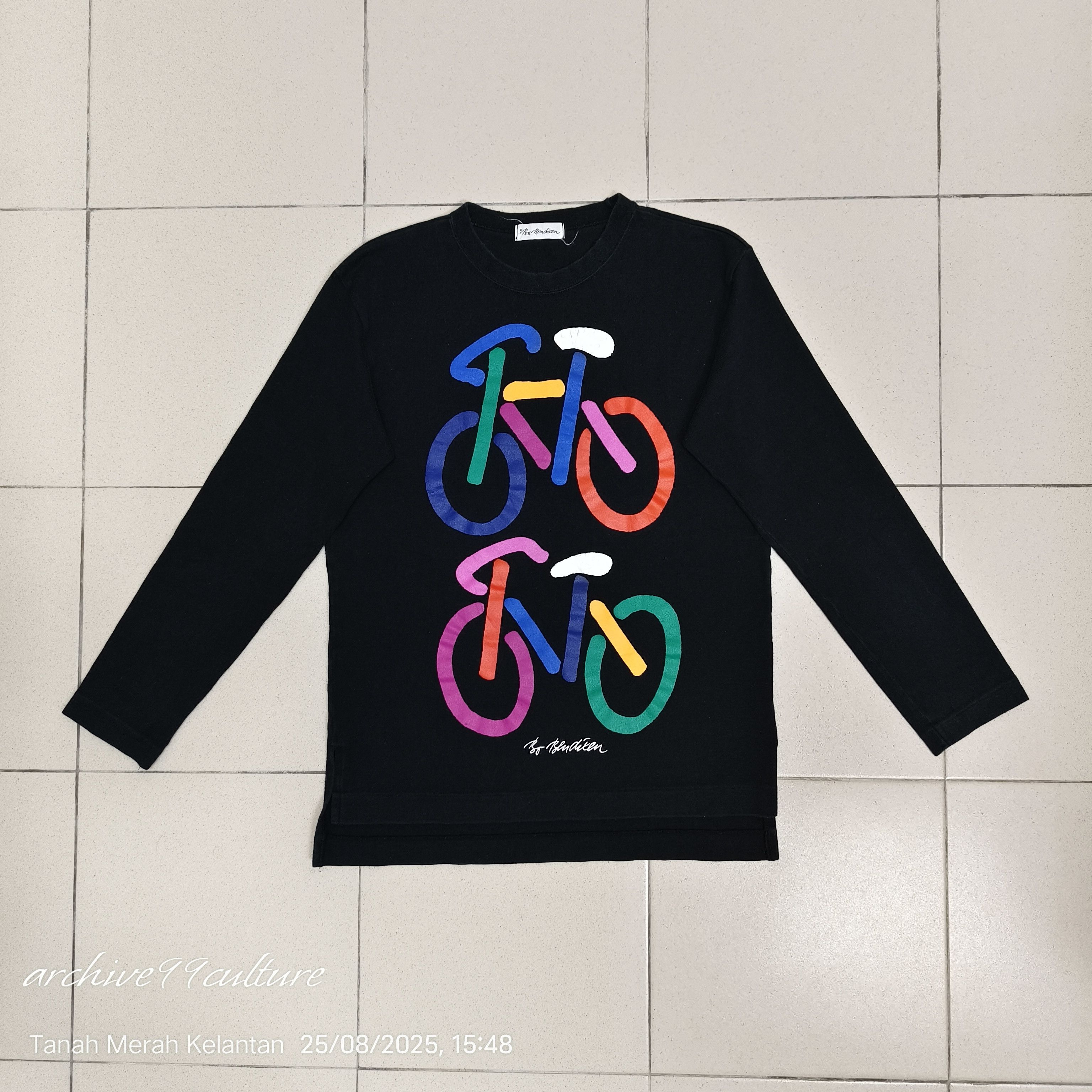 Other Vintage 90's Bo Bendixen Big cycling Racing graphic shirt Size US S / EU 44-46 / 1 - 1 Thumbnail