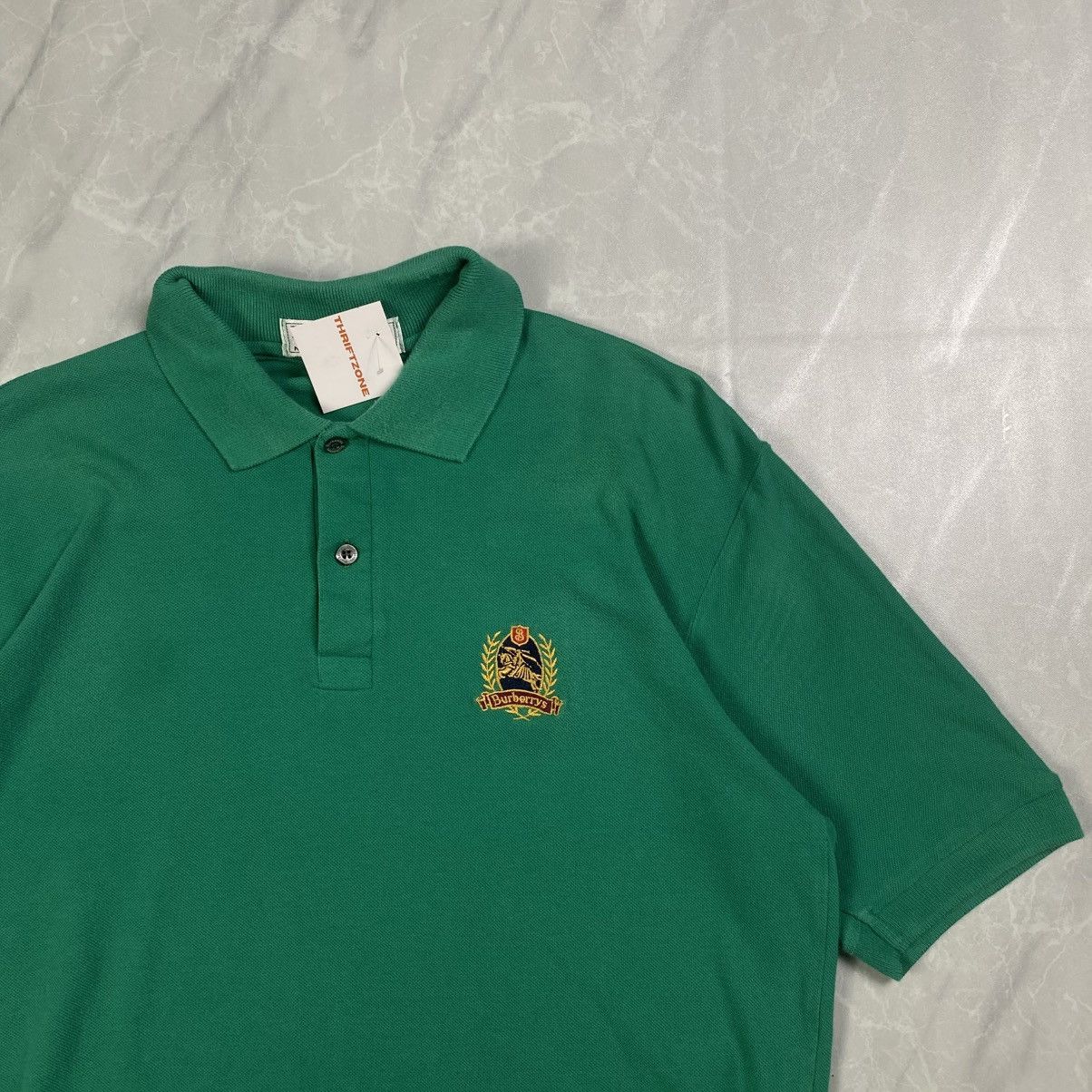 Burberry Archive Vintage 90s Burberrys Made In England Polos Tee Size US M / EU 48-50 / 2 - 2 Thumbnail