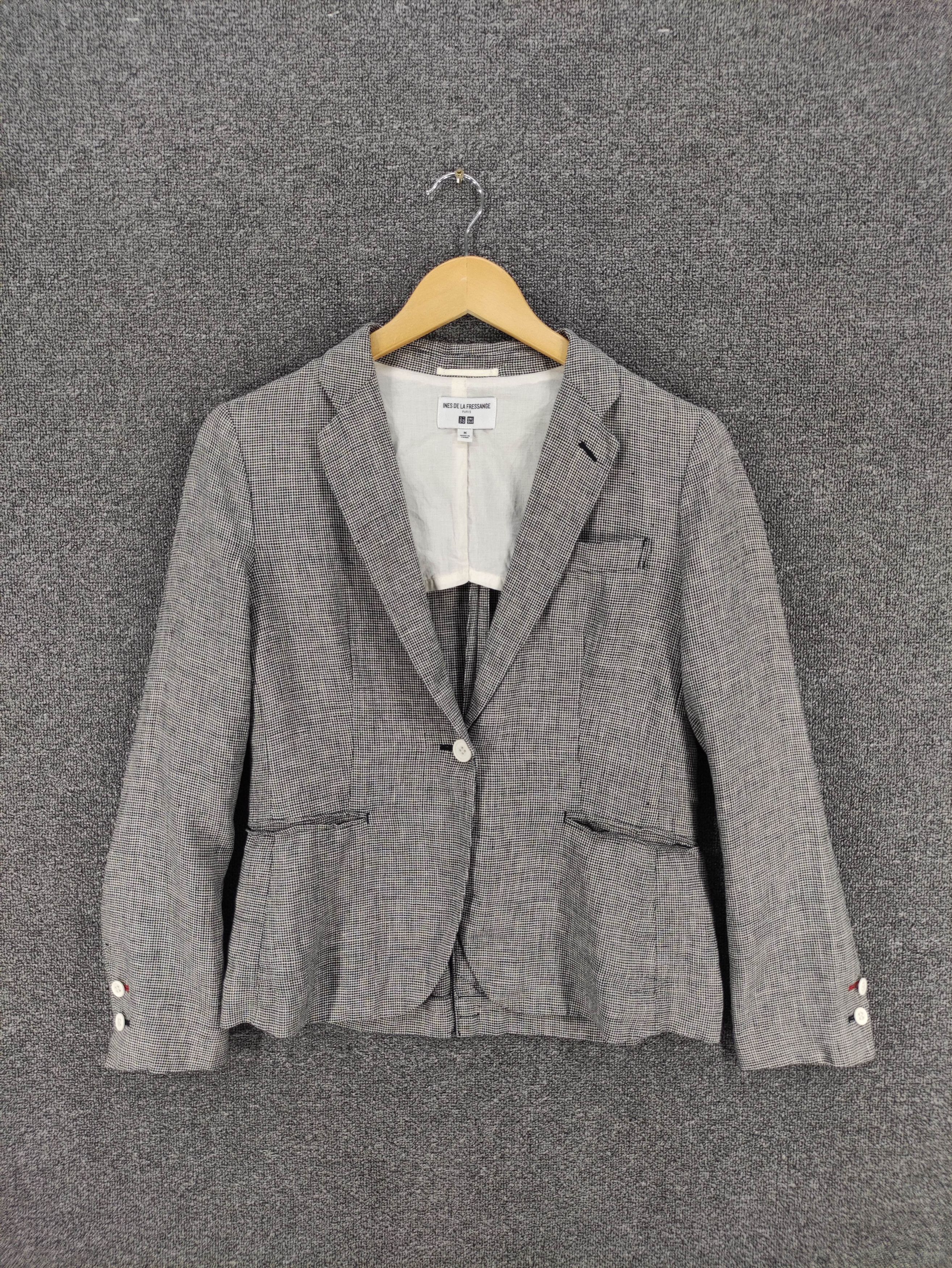Uniqlo Vintage Ines De La Fressange Suit Blazer Coat Jacket Size XS / US 0-2 / IT 36-38 - 1 Thumbnail