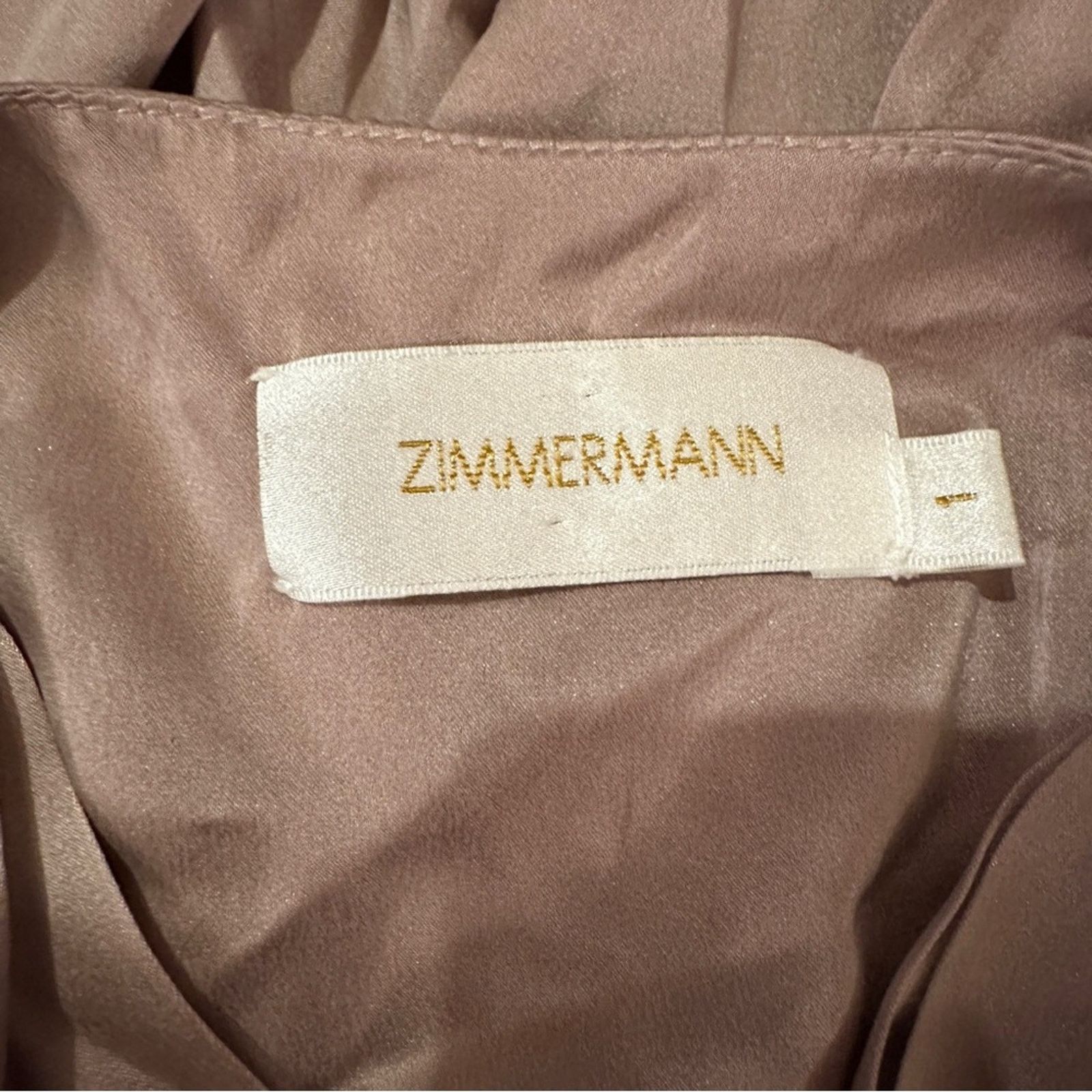Zimmermann Zimmerman Silk Sueded Billow Cold Shoulder Tie Mini Dress 6 Size M / US 6-8 / IT 42-44 - 8 Thumbnail