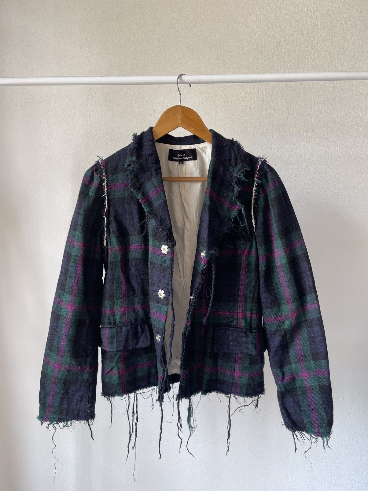 Comme des Garcons AD2004 Comme Des Cargons Grunge Distressed Jacket 96 Size M / US 6-8 / IT 42-44 - 4 Thumbnail