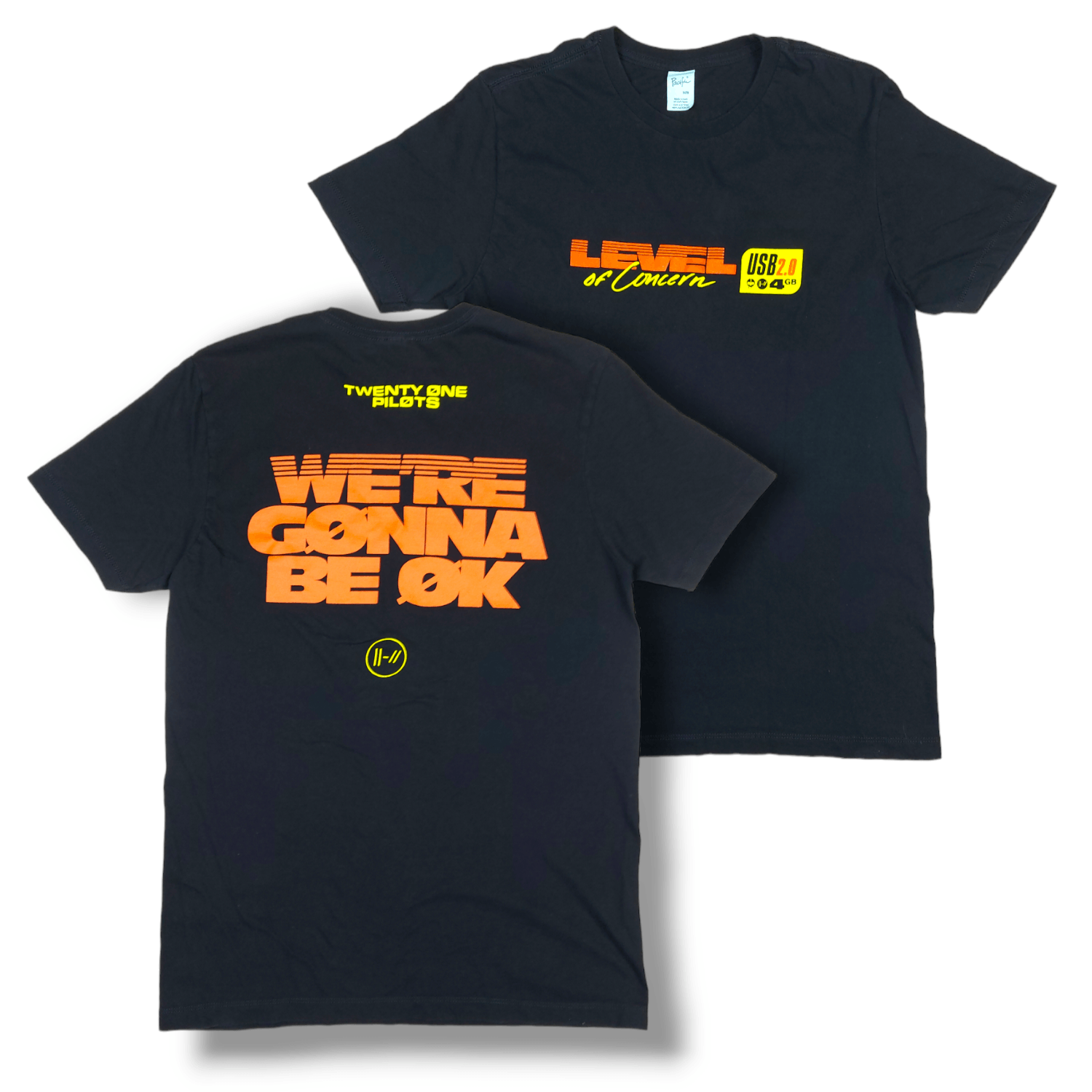 Band Tees Twenty One Pilots Band Level Of Concern We’re Gonna Be OK Size US M / EU 48-50 / 2 - 1 Thumbnail