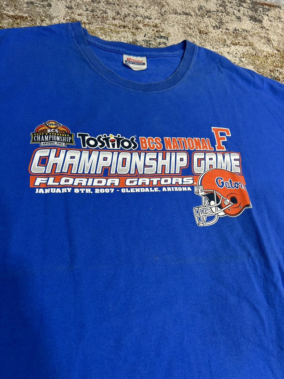 Vintage 2007 Florida Gators National Championship Game Tee Size US XL / EU 56 / 4 - 2 Thumbnail