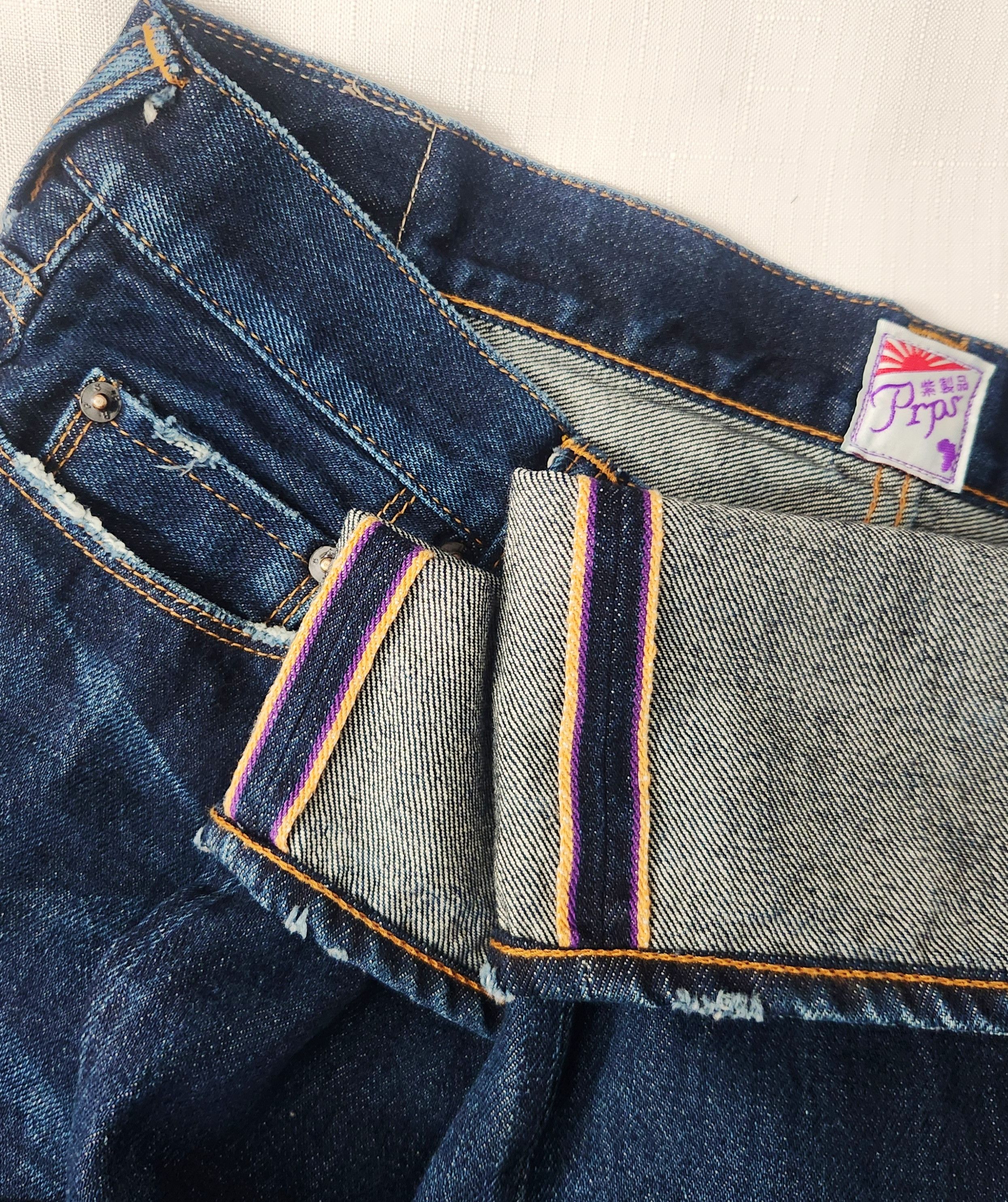 Prps PRPS Limited Edition Rare Japanese Selvedge denim 20 of 109 Size US 31 - 20 Thumbnail