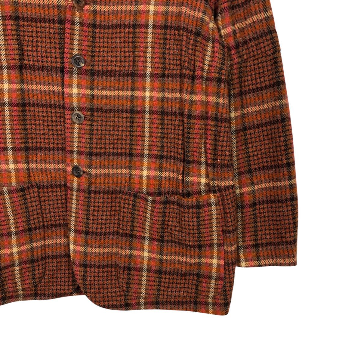 Issey Miyake 🔥VINTAGE ISSEY MIYAKE WOOL CHORE JACKET TARTAN DESIGN Size US M / EU 48-50 / 2 - 7 Thumbnail