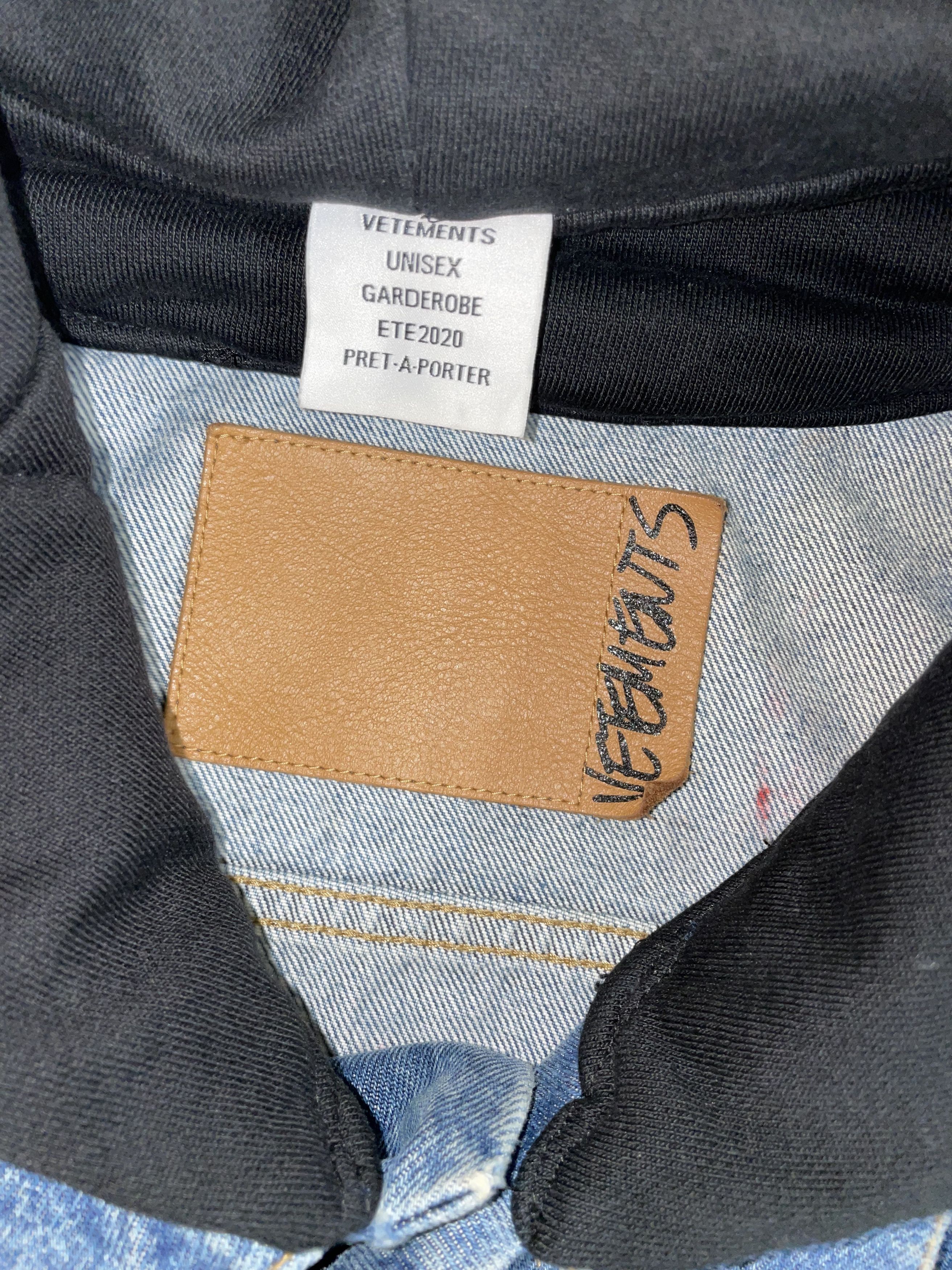 Vetements Vetements Hooded Denim Jacket Size US M / EU 48-50 / 2 - 5 Thumbnail