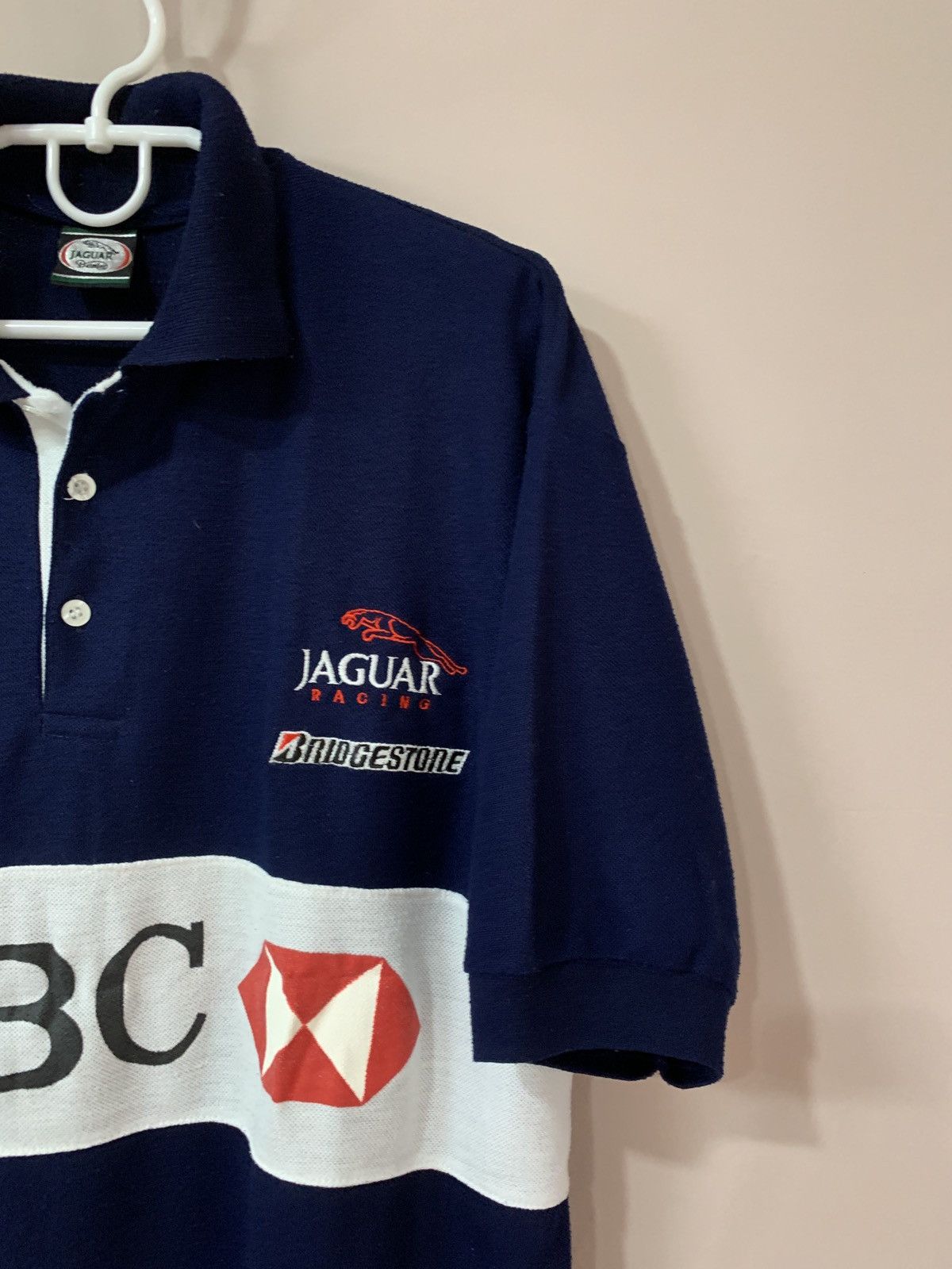 Formula 1 × Vintage Jaguar vintage 90s Racing Polo shirt Formula 1 Blue Size XL Size US XL / EU 56 / 4 - 4 Thumbnail