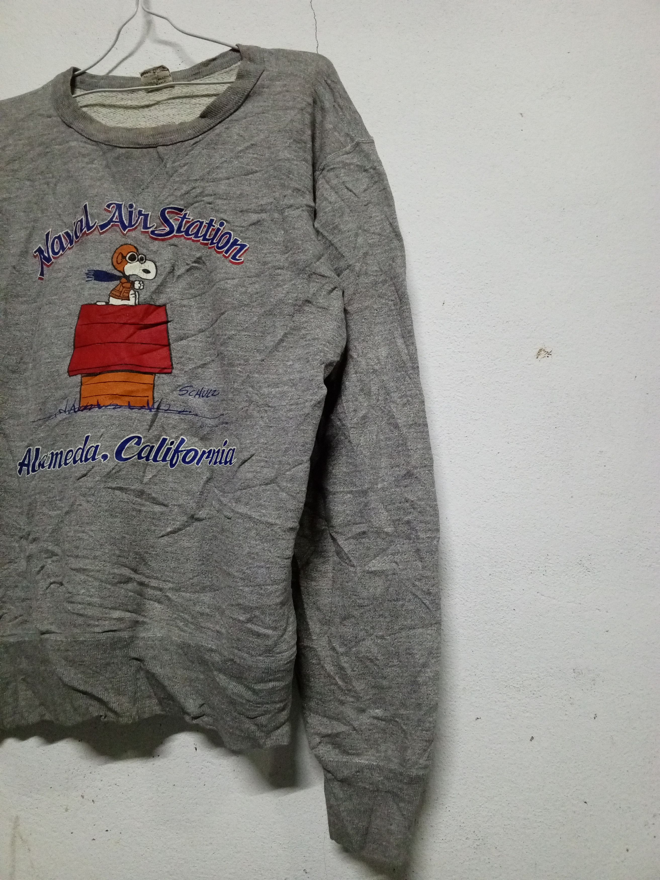 Buzz Rickson's ♨️rare80s peanuts (military naval air station ) Size US L / EU 52-54 / 3 - 3 Thumbnail