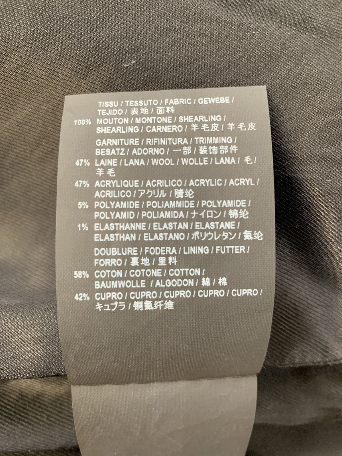 Saint Laurent Paris Shearling Teddy Jacket in Black / Off-white Size US L / EU 52-54 / 3 - 6 Thumbnail