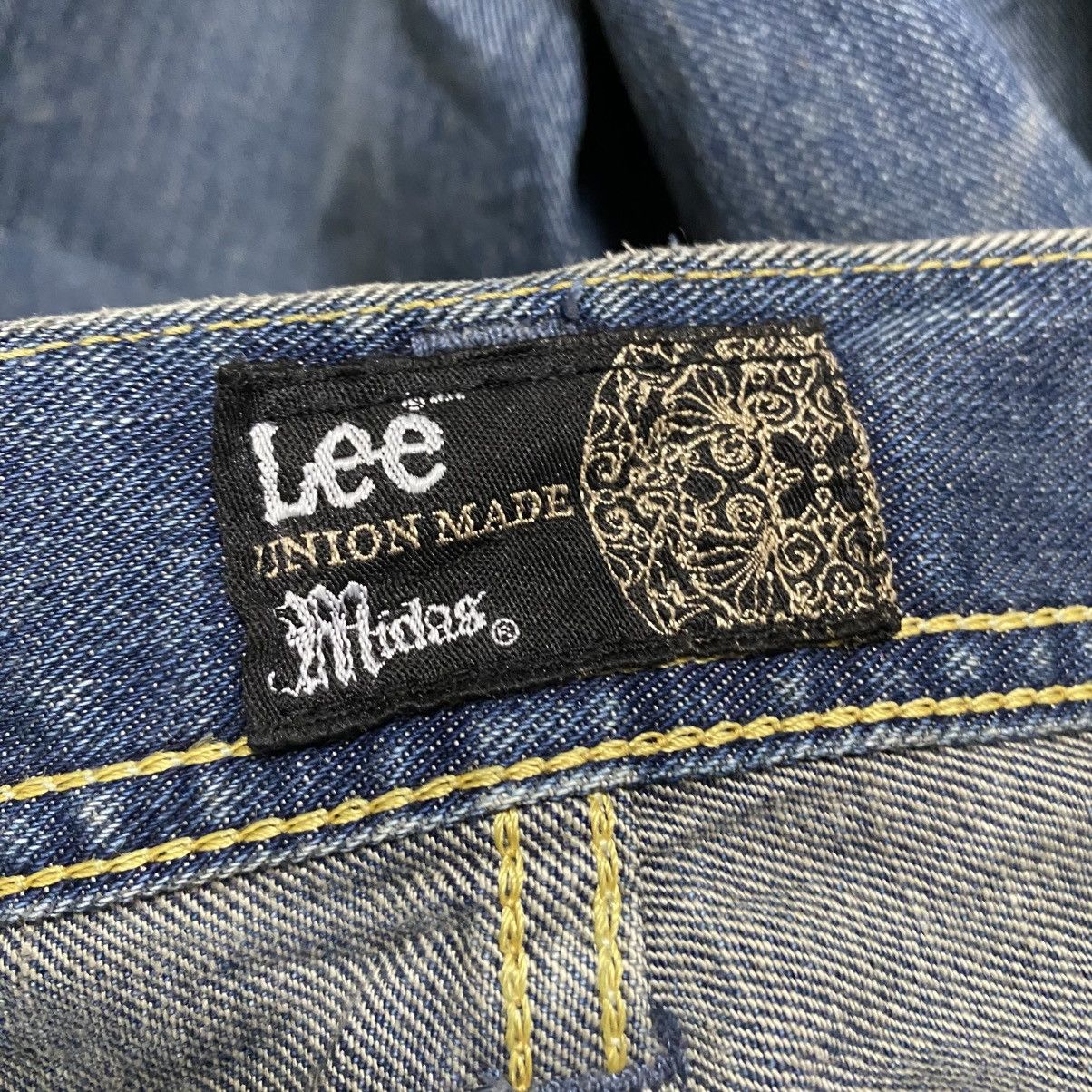 Japanese Brand LEE x MIDAS Machiavel Denim Flare Jeans Size US 30 / EU 46 - 19 Thumbnail