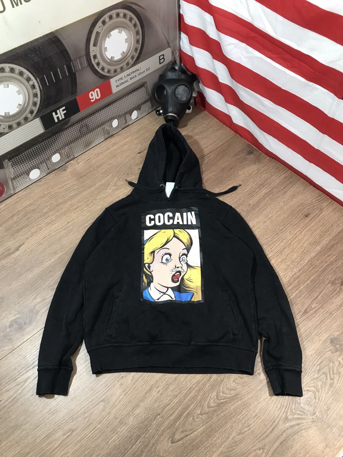 Vintage Vintage Hoodie Snow White COCAIN Size US M / EU 48-50 / 2 - 1 Thumbnail