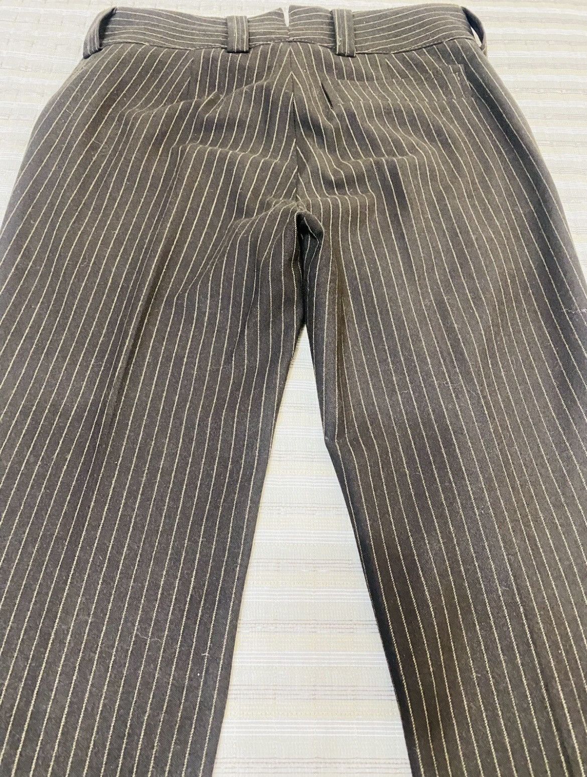 Vivienne Westwood Vivienne Westwood pin stripe brown suit Size 48R - 16 Thumbnail