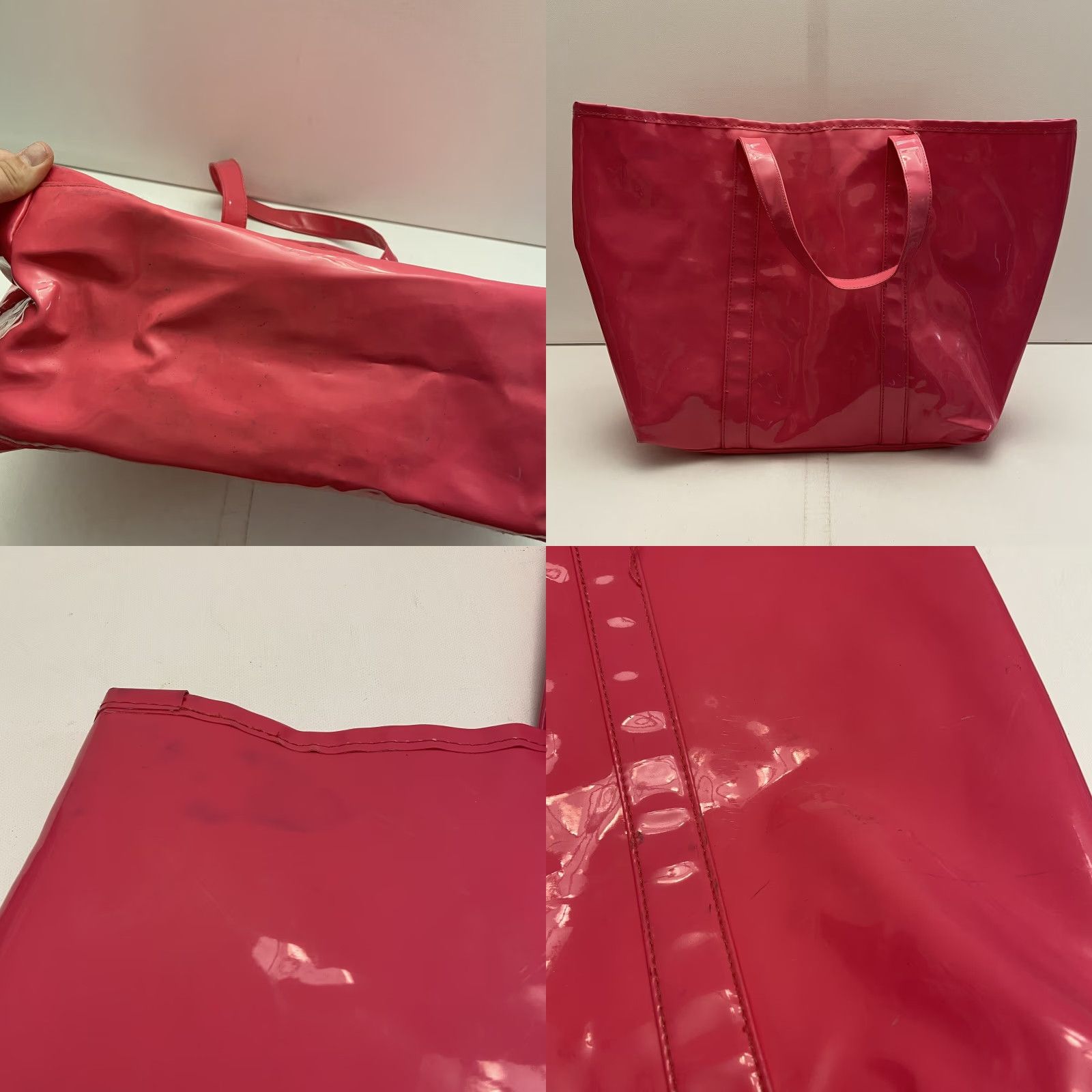 Victoria's Secret VINTAGE Victoria's Secret Pink Tote Bag Canvas Large Women Shoulder Strap Zip Closure Pink 90s/2000s? Size ONE SIZE - 8 Thumbnail