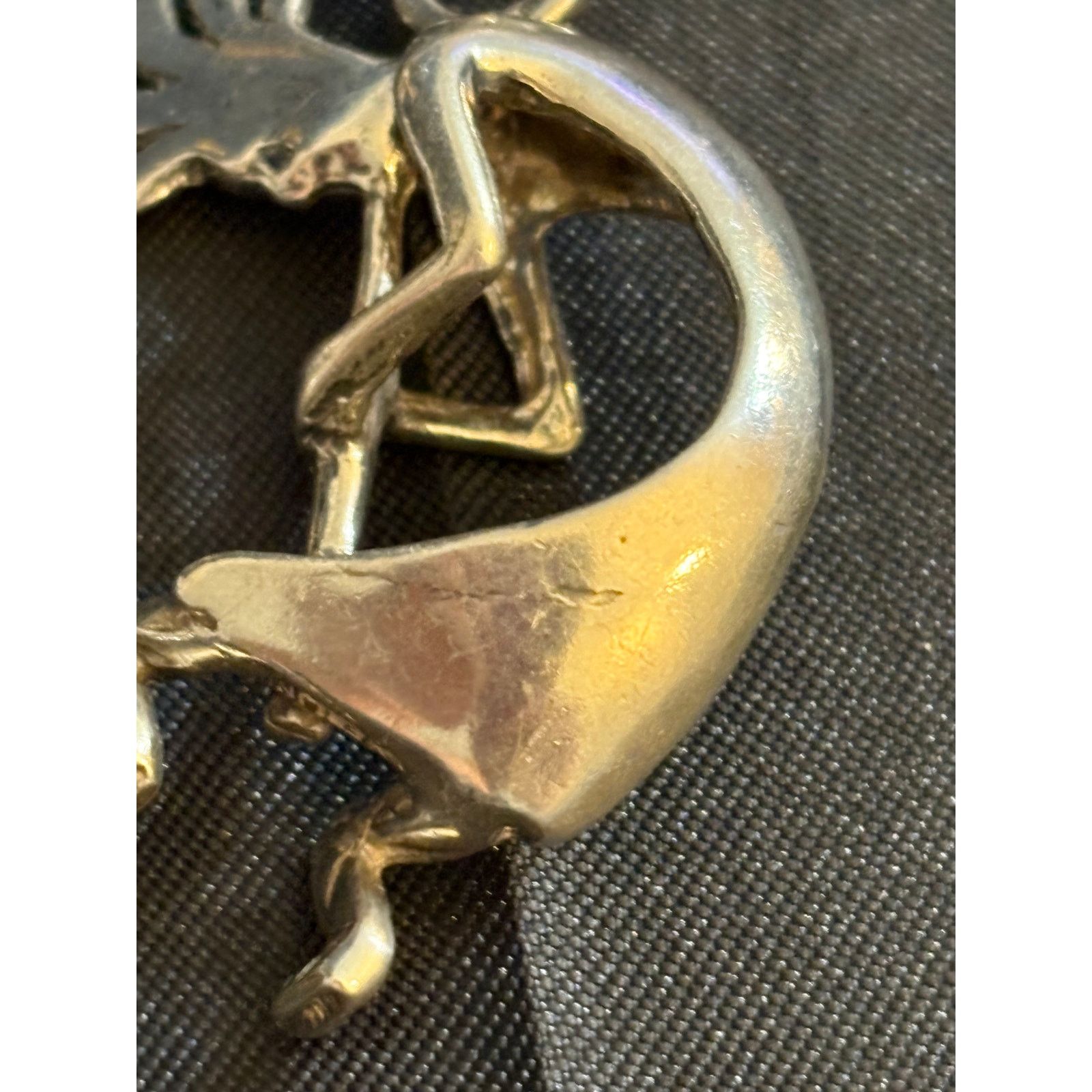 Other Sterling Silver Kokopelli Pendant Unmarked Southwestern Size ONE SIZE - 2 Thumbnail