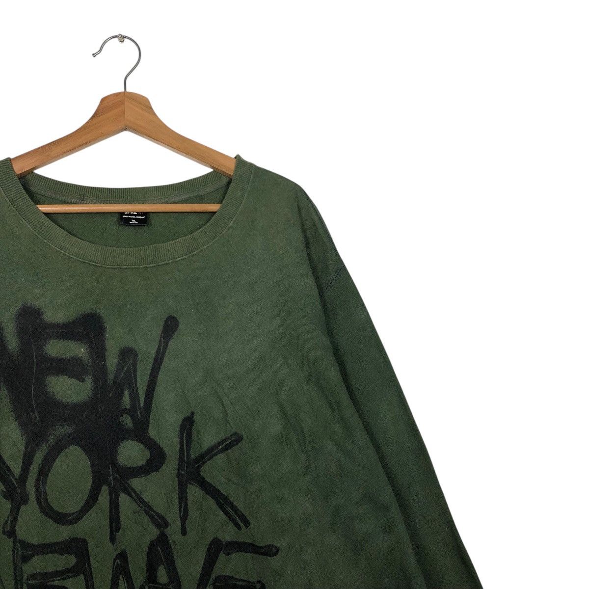 Jean-Michel Basquiat Vintage Sweatshirt Jean Michel Basquiat Big Logo Over Print Size US XXL / EU 58 / 5 - 7 Thumbnail