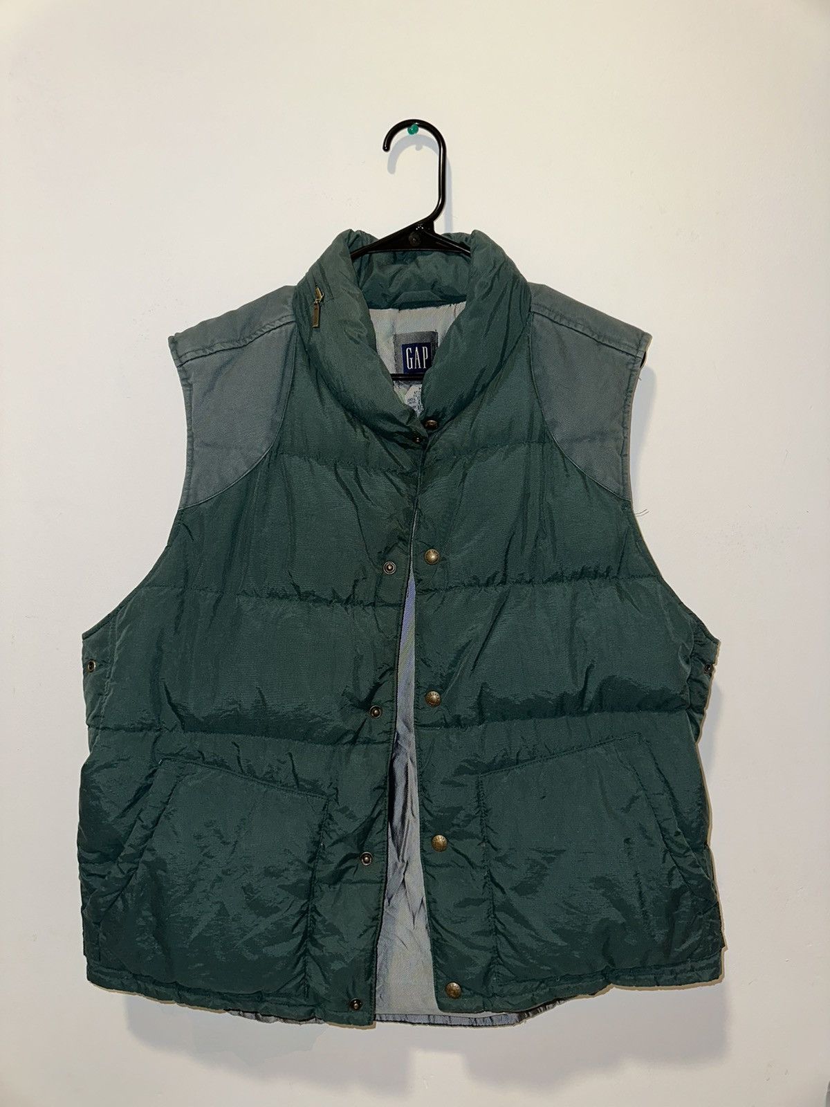 Gap Gap Green Puffer Vest Size US M / EU 48-50 / 2 - 1 Thumbnail