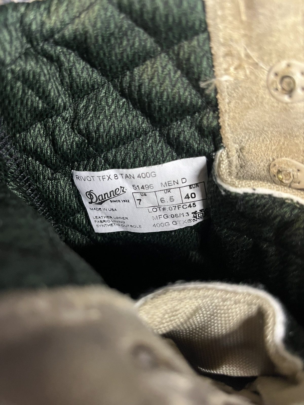 Danner Danner Military Boot TFX 8” Size US 7 / EU 40 - 5 Thumbnail