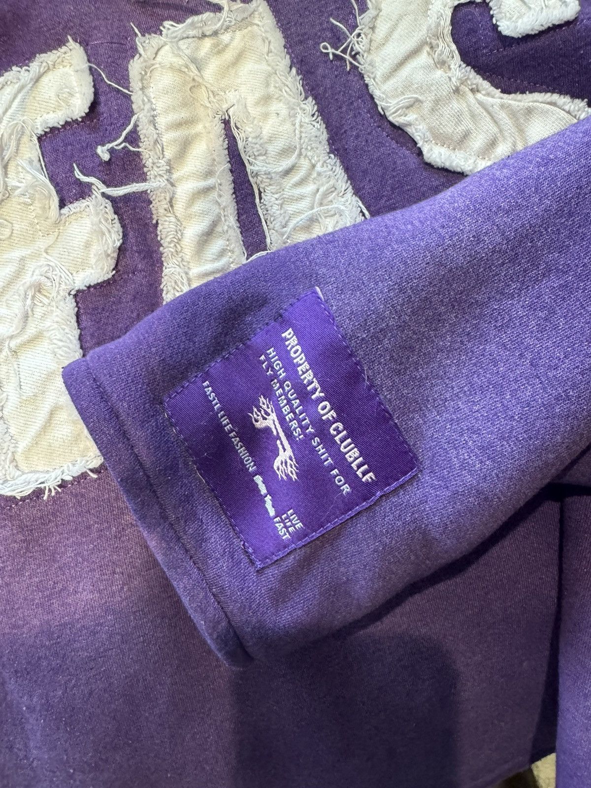 Designer FAST LIFE reversible cropped hoodie Size US M / EU 48-50 / 2 - 4 Thumbnail