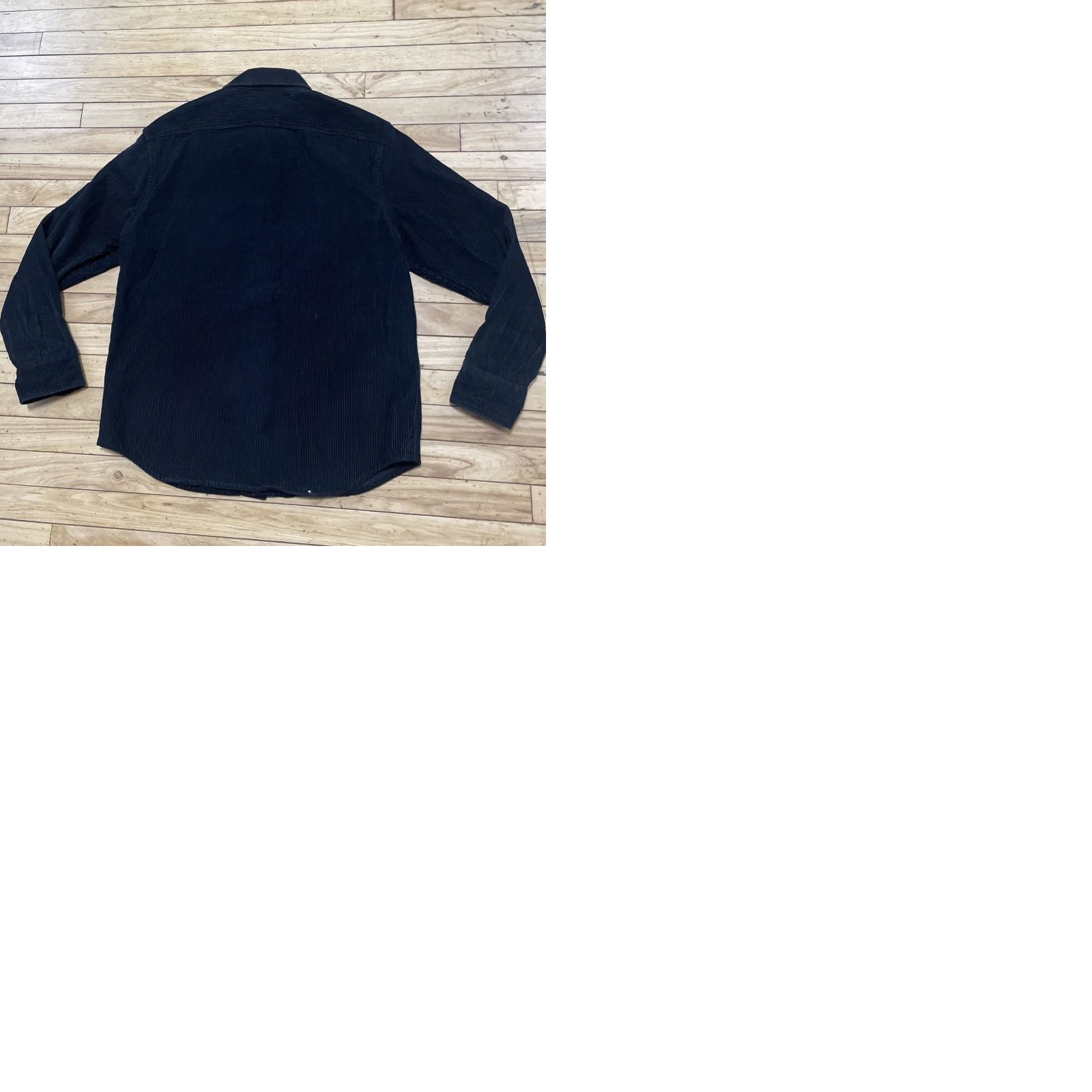Banana Republic Banana Republic Shirt Black Corduroy M Men Standard Street Capsule Chest Patch Pockets Button-Up Collared Long Sleeve 100% Cotton Regular Fit Size US M / EU 48-50 / 2 - 11 Thumbnail