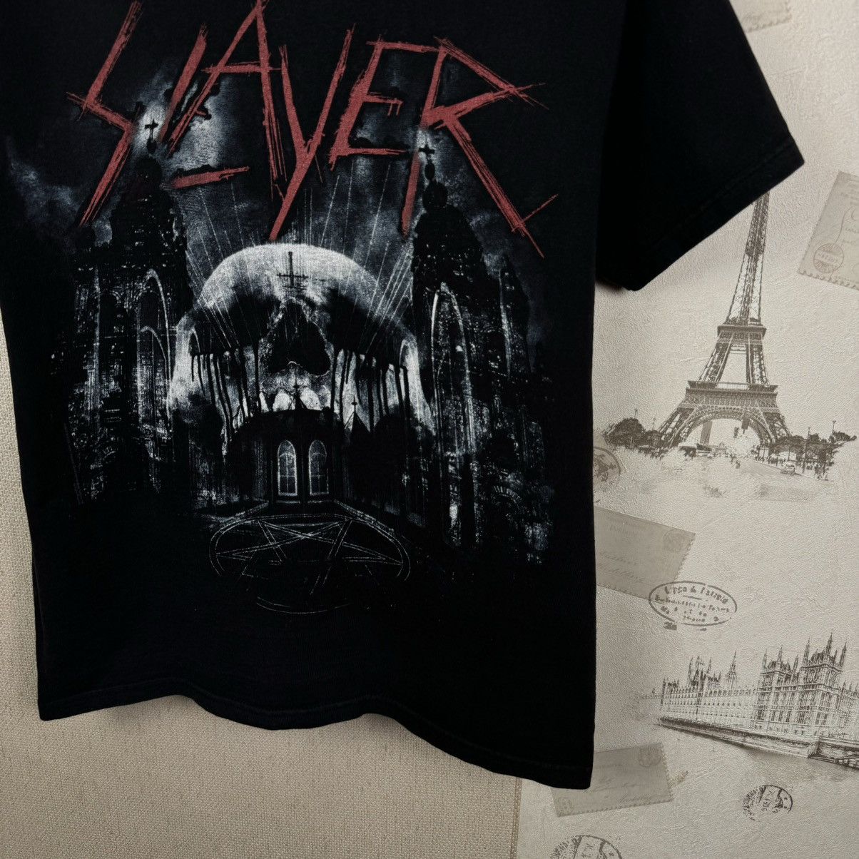 Slayer Vintage Slayer T shirt Rock Black 00s Sz M Band Merch Music Size US M / EU 48-50 / 2 - 11 Thumbnail