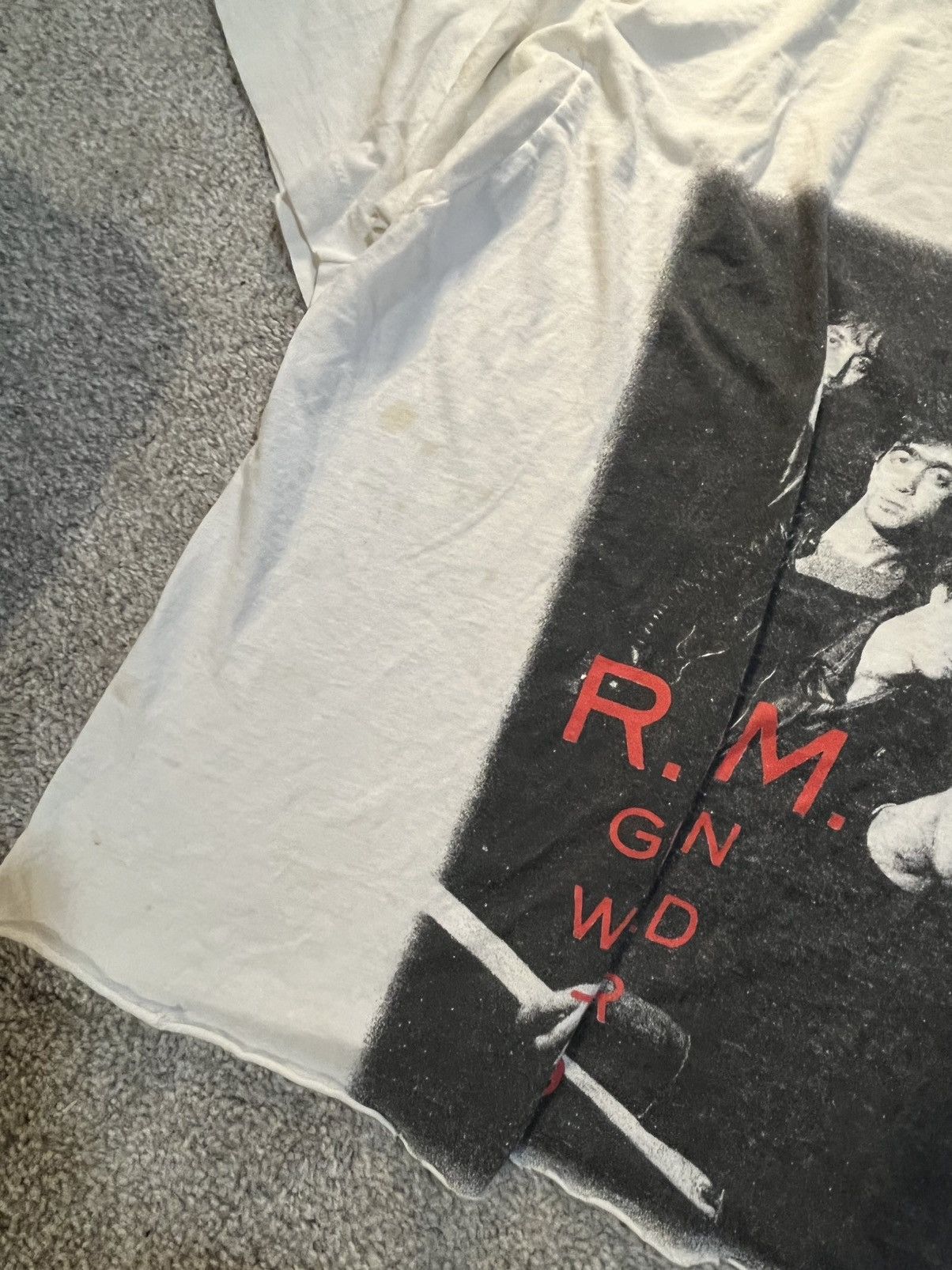 Band Tees 1989 Green World Tour R.E.M. Size US L / EU 52-54 / 3 - 4 Thumbnail