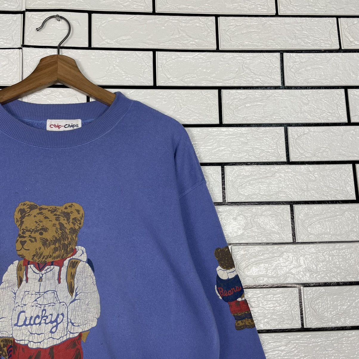 Japanese Brand Chip Chips Lucky Bear Crewneck Sweatshirt Size US M / EU 48-50 / 2 - 5 Thumbnail