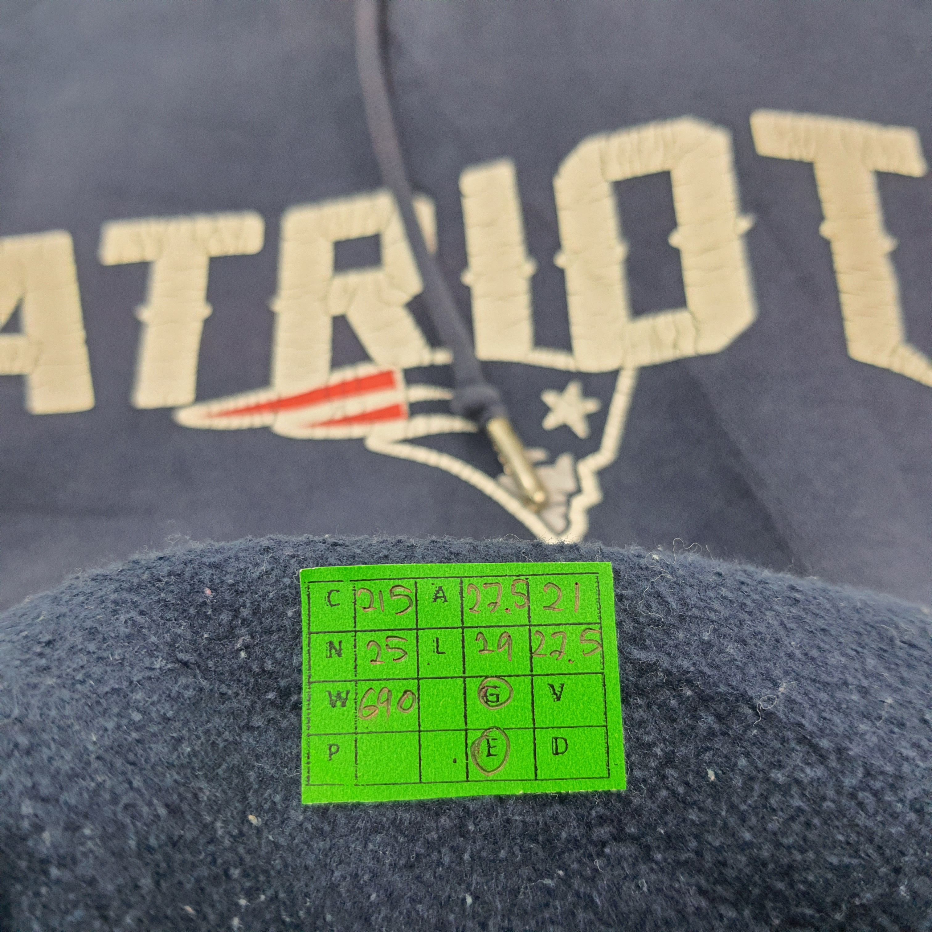 Nike × Vintage Vintage NIKE Patriots USA Sports Hoodie C215N25 Size US XXL / EU 58 / 5 - 9 Thumbnail