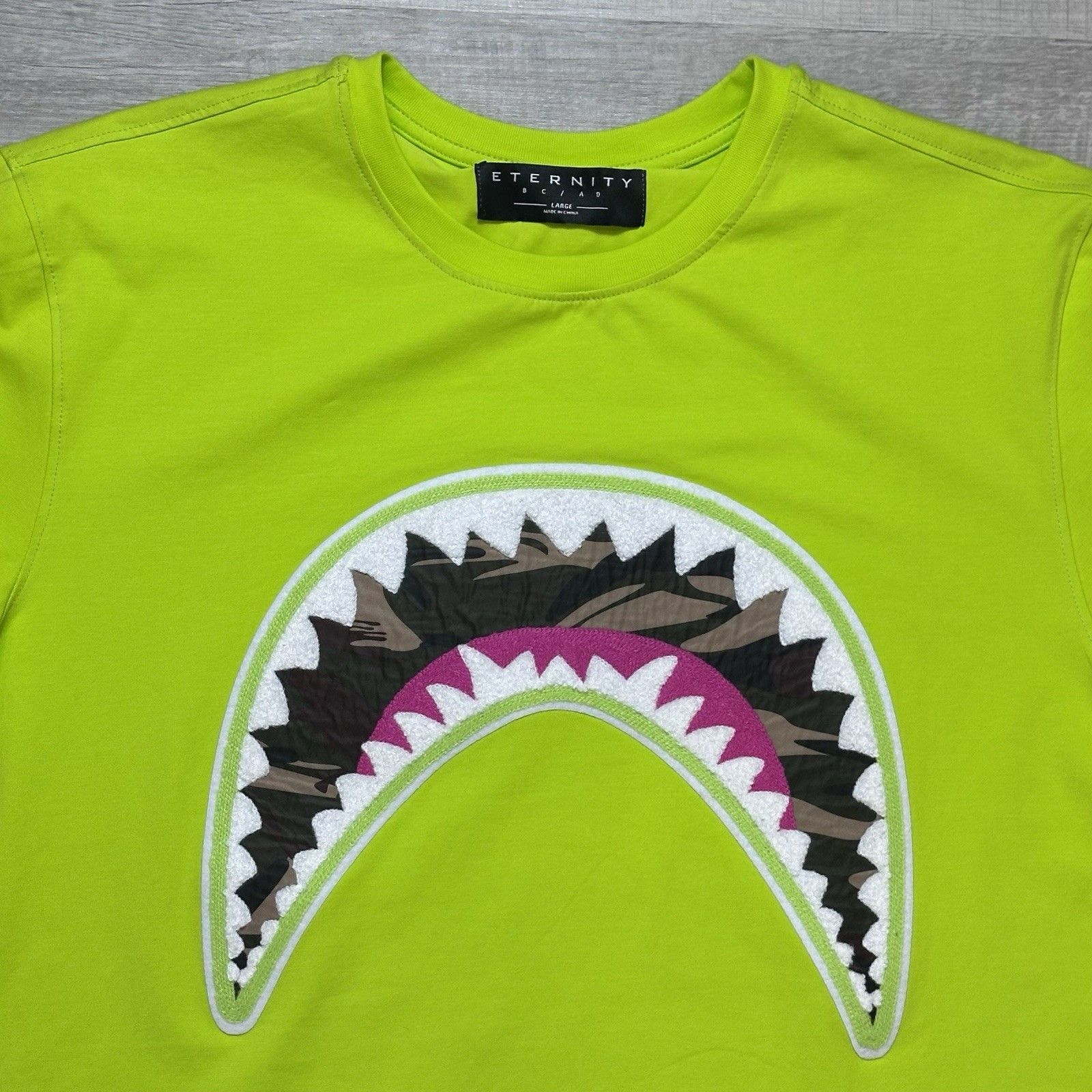 Other Eternity BC/AD Mens Volt Shark Mouth Crew Neck Pullover Tee Size US L / EU 52-54 / 3 - 5 Thumbnail