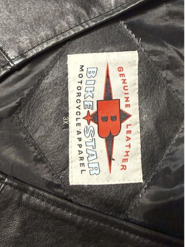 Other Bike Star Genuine Leather Motorcycle Vest Black 3X Biker NWT Size US XXL / EU 58 / 5 - 3 Thumbnail