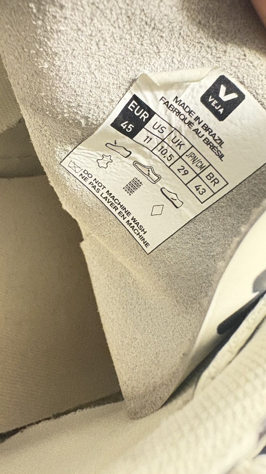 Marni × Veja Marni Black & White Veja Edition V-10 Sneakers Size US 11 / EU 44 - 6 Thumbnail