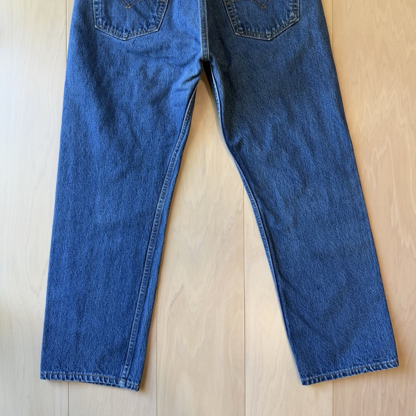 Levi's × Vintage Vintage Levis 501 Jeans 33 Blue 90s Made in USA Workwear Size US 33 - 8 Thumbnail